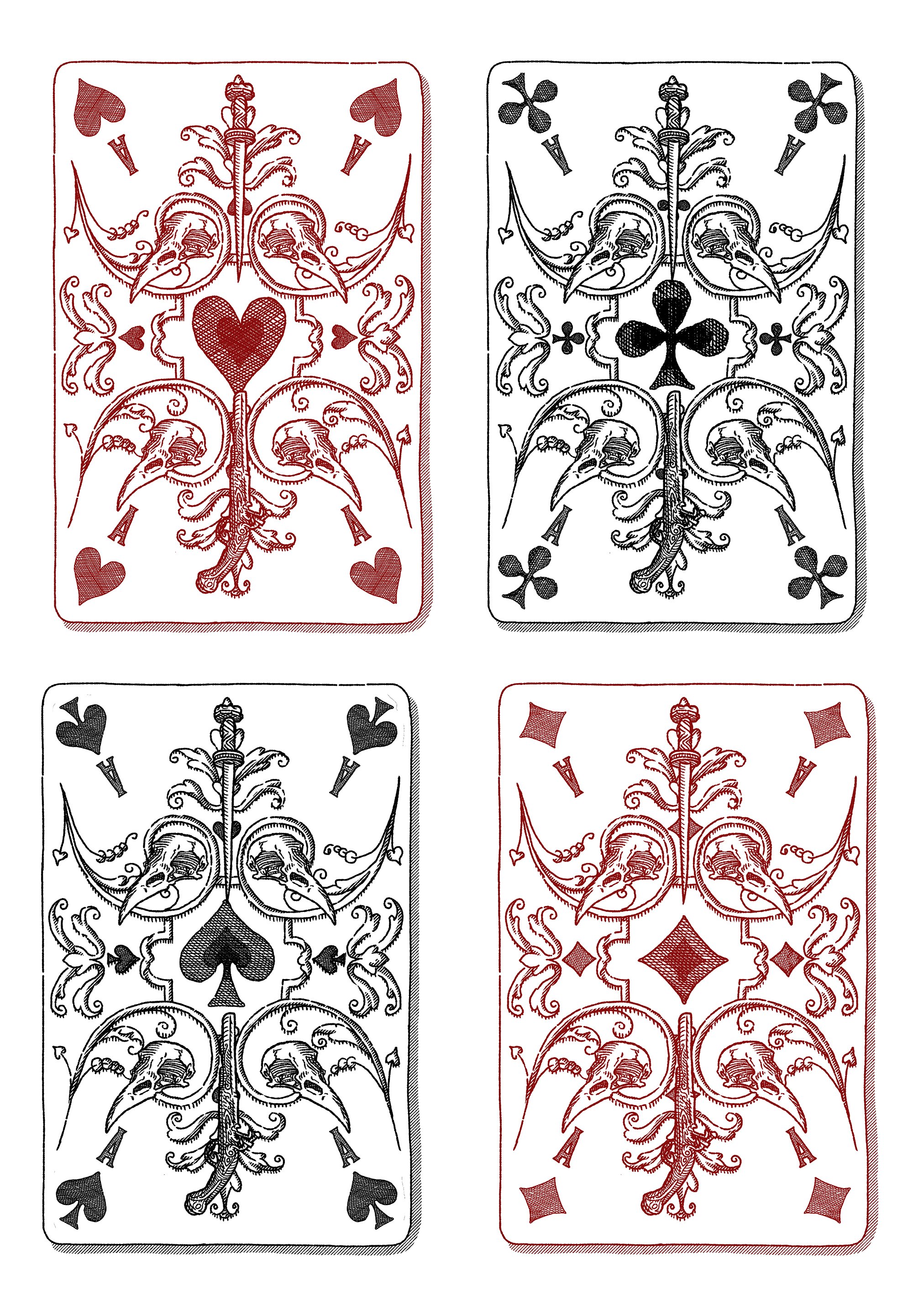 'Six of Crows - A Darker Shore' by Leigh Bardugo,Playing Cards Illustrations