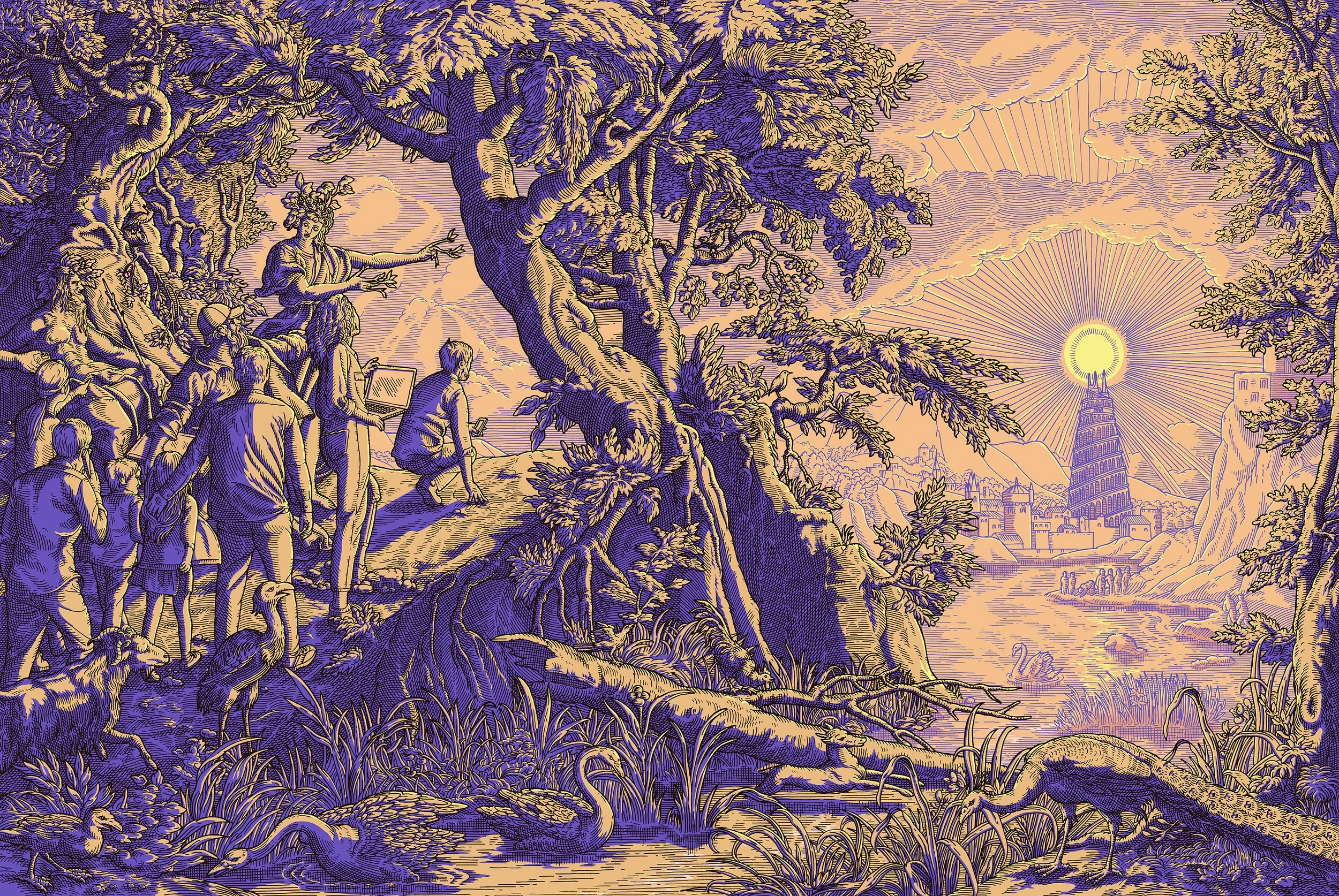 XDC - Blockchain website illustration