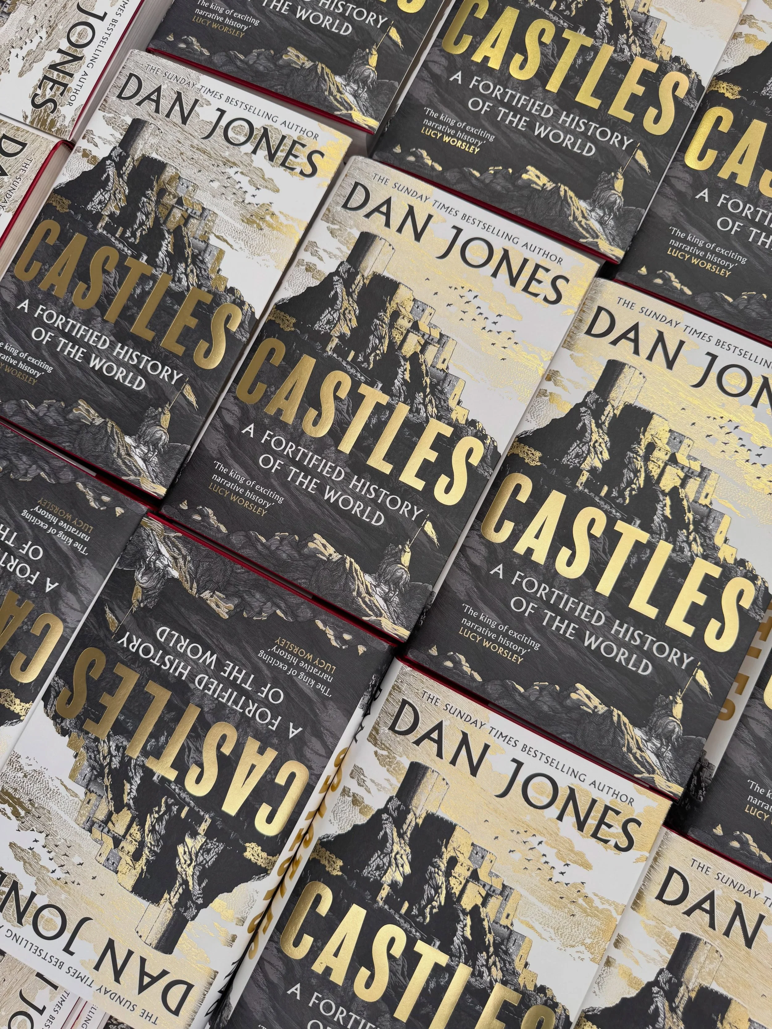 Bloomsbury cover reveal for Dan Jones' new book 'Castles - A Fortified History of the World'
