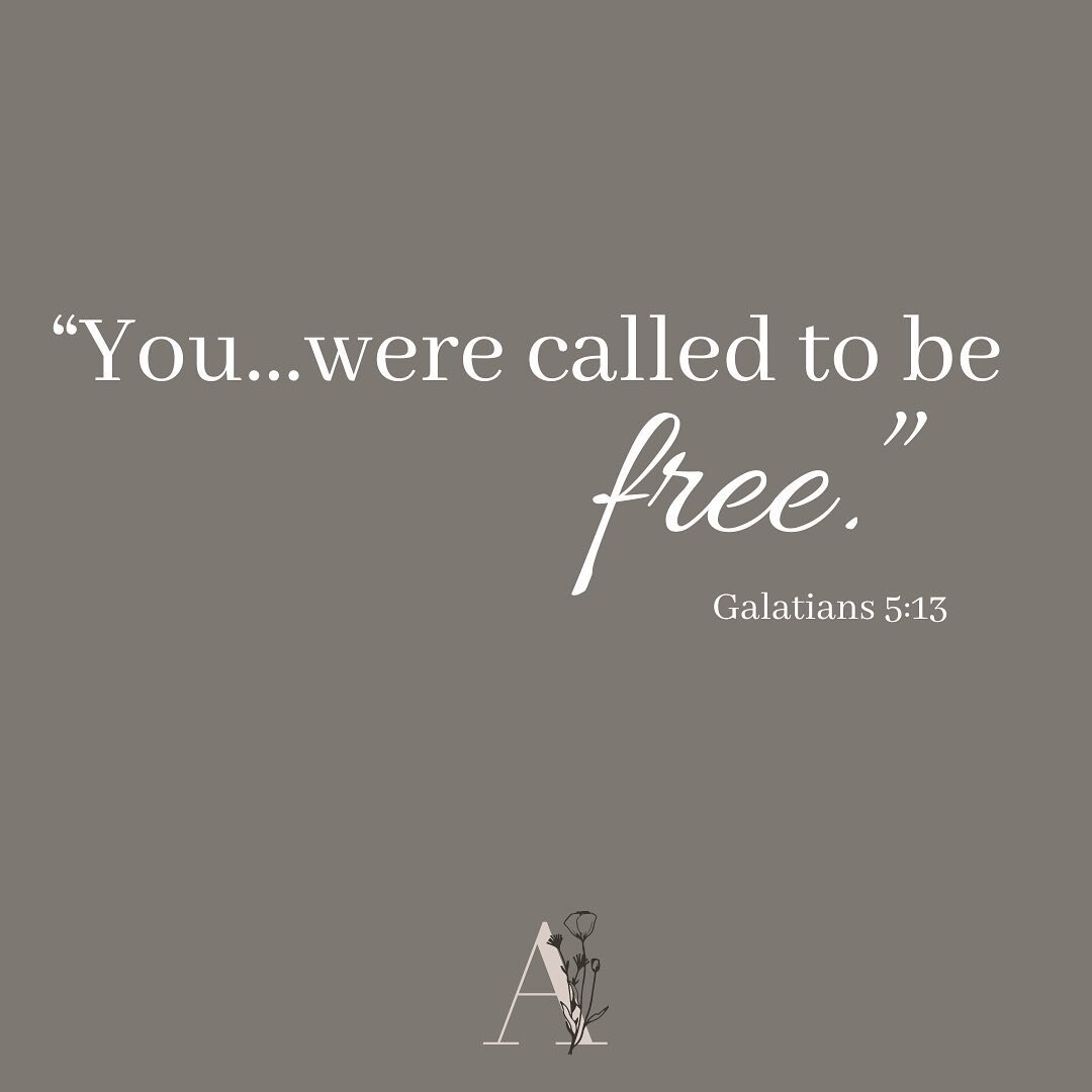 Have we realized that freedom is not simply an invitation, but a calling as believers? And if it is a calling from God, it is also an identity.

As followers of Christ, we are a free people. You and I are meant to be walking in freedom and laying asi