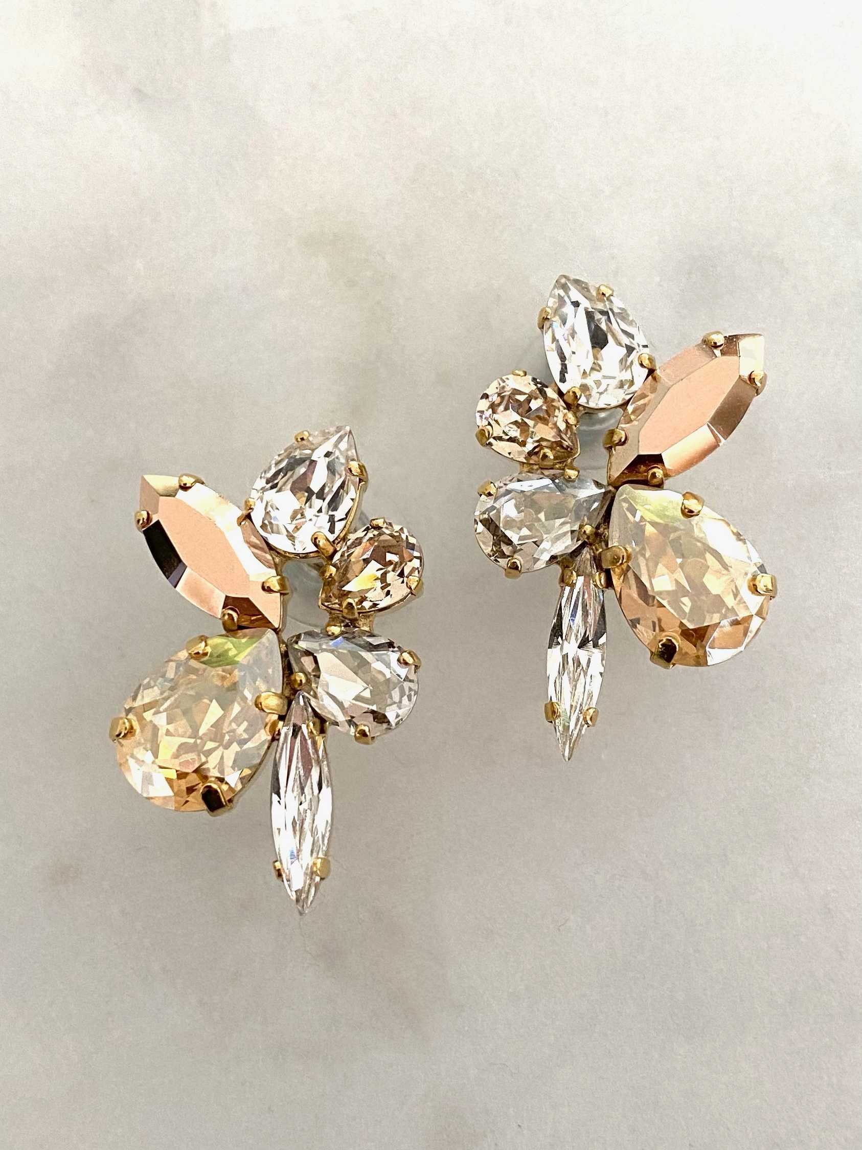 Stones Of Atlantis Delphi Stud Earrings in nudes