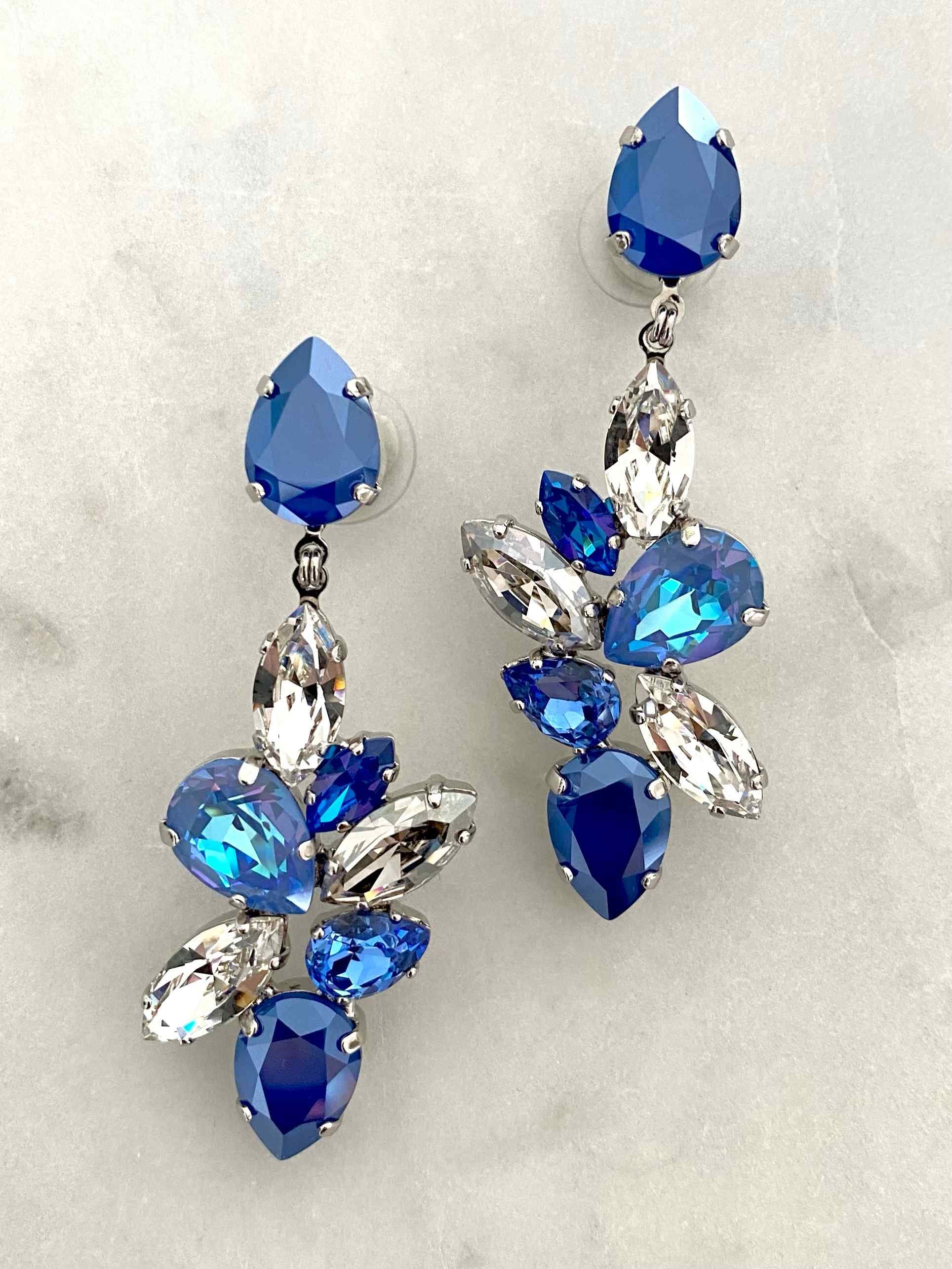 Stones Of Atlantis Mykonos Drop Earrings in agean blue