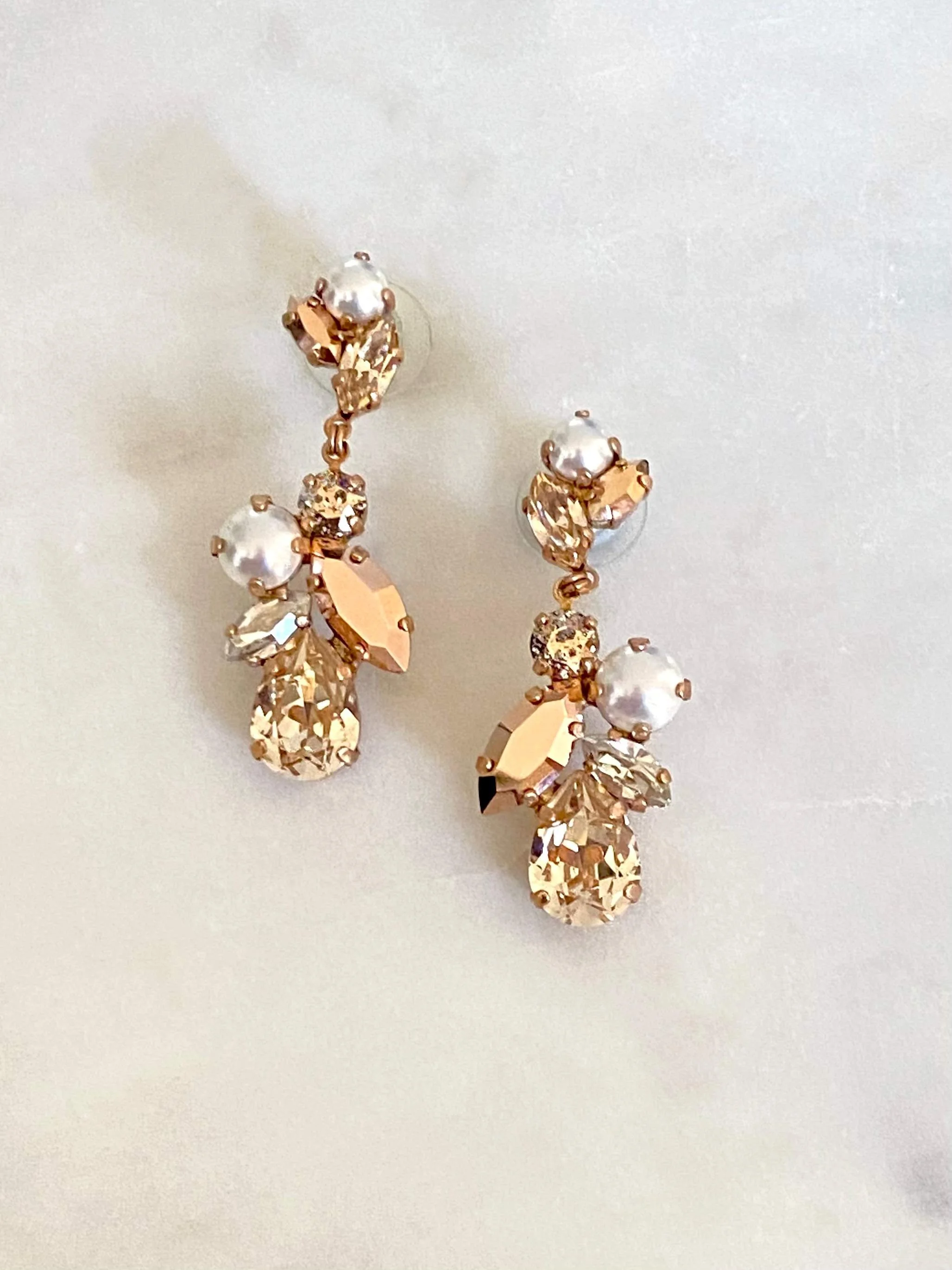 Stones Of Atlantis Livadi Drop Earrings in nudes