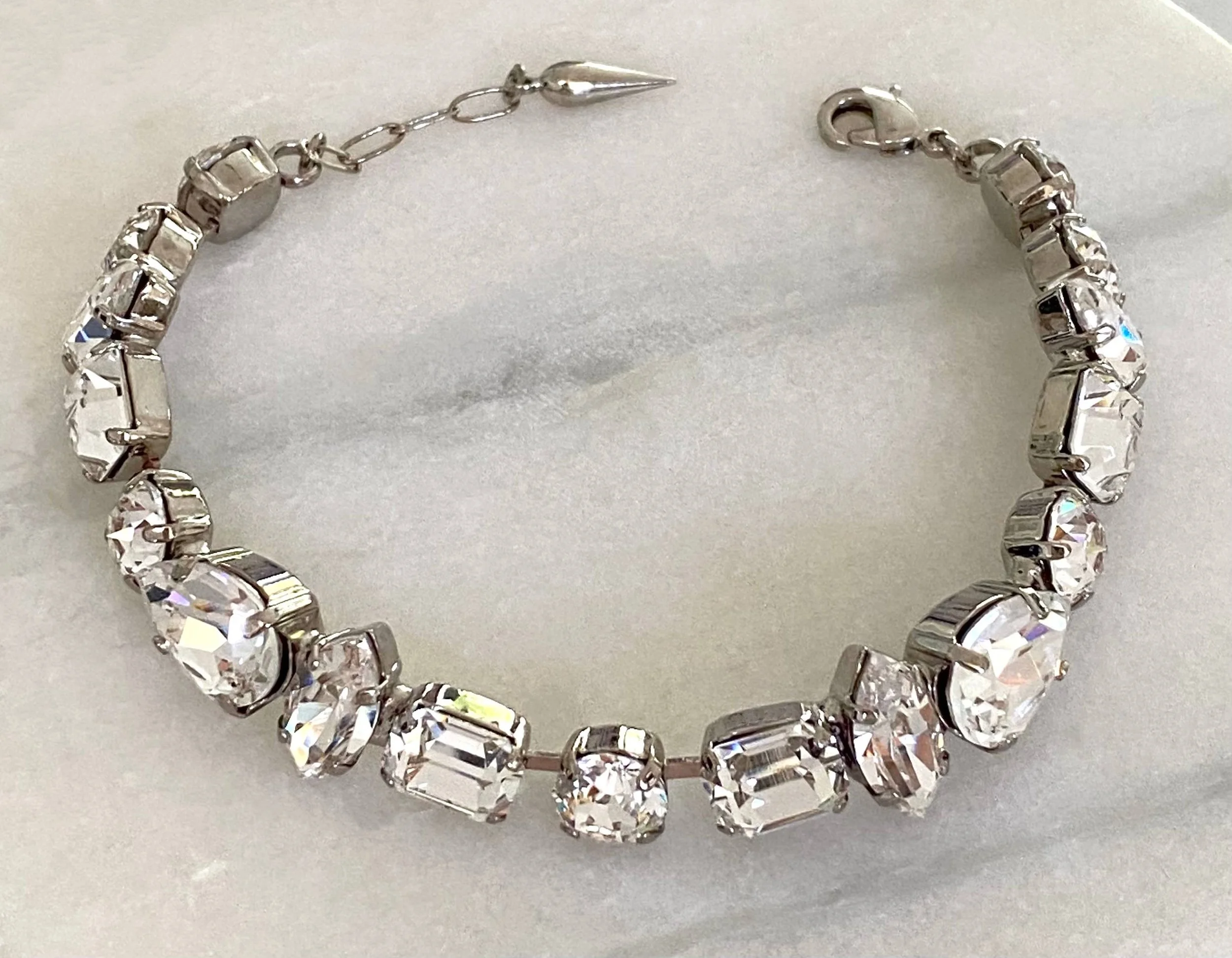 Stones Of Atlantis Kasos Bracelet in clear crystal