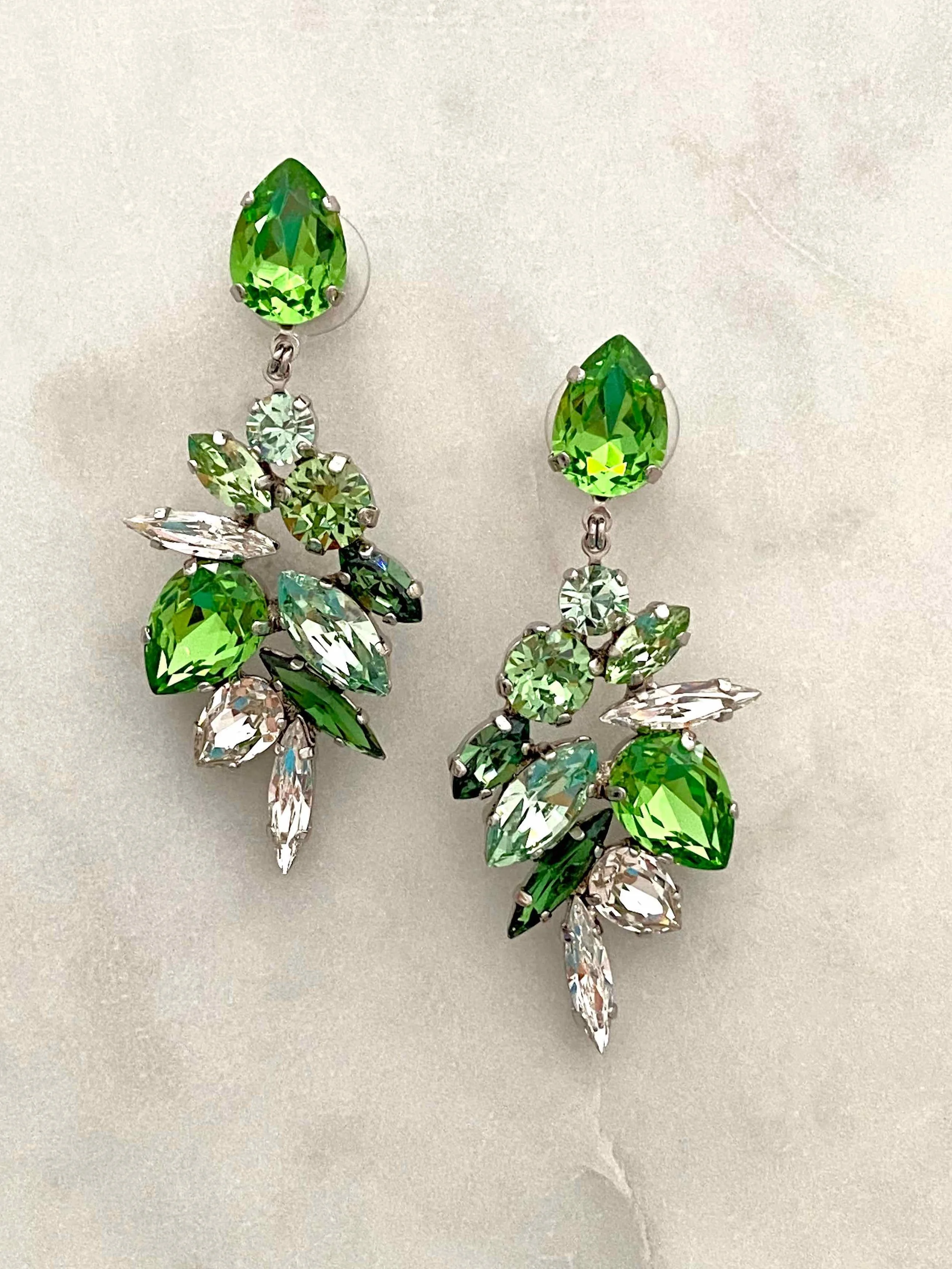 Halkidiki Drop Earrings (peridot)