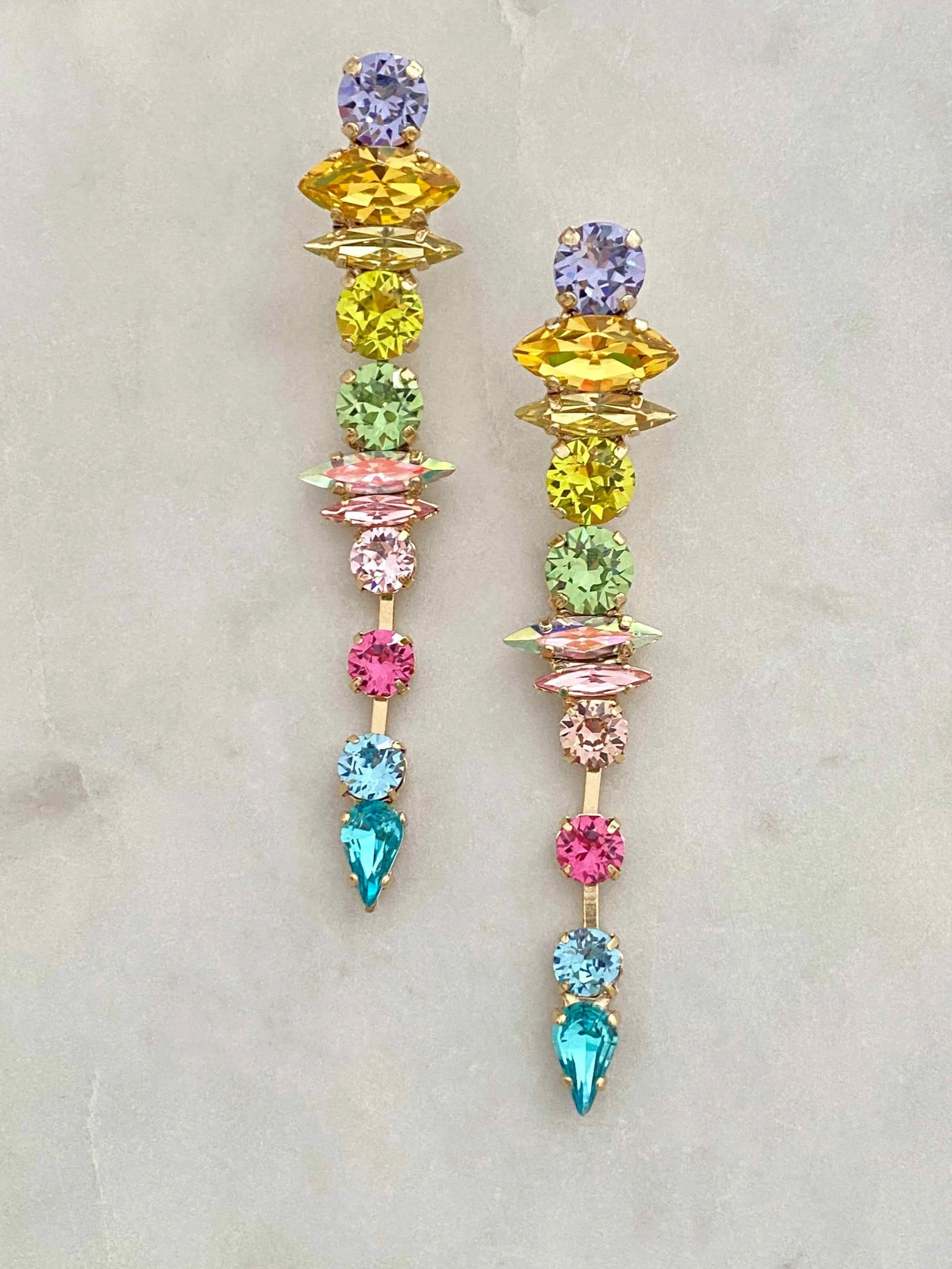 Stones Of Atlantis Mythos Drop Earrings in paniyiri