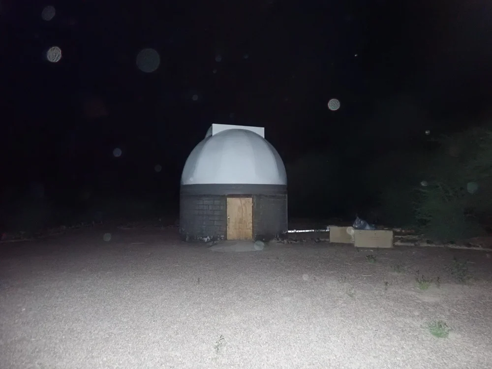 An observatory in the desert