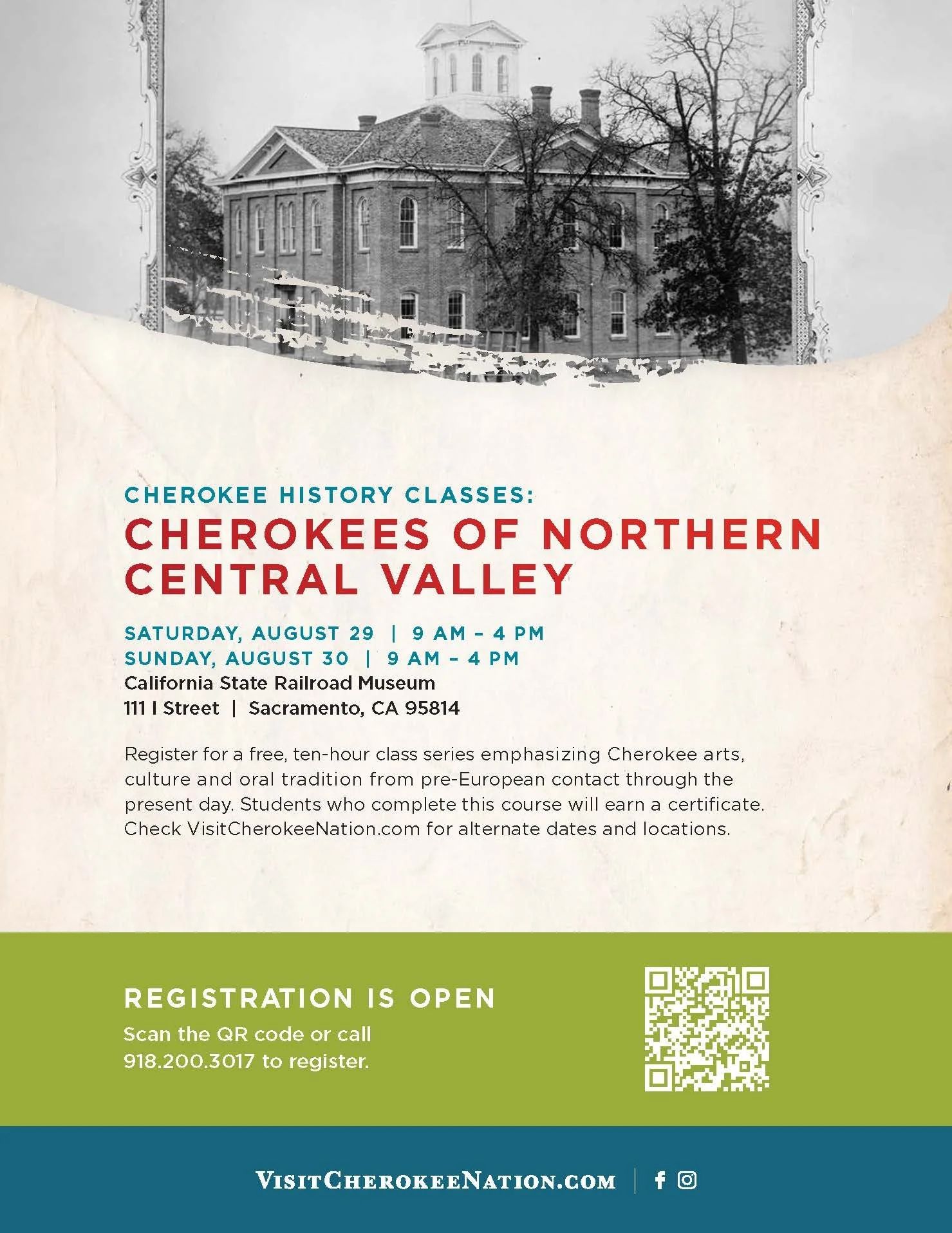 Cherokee Nation History Course