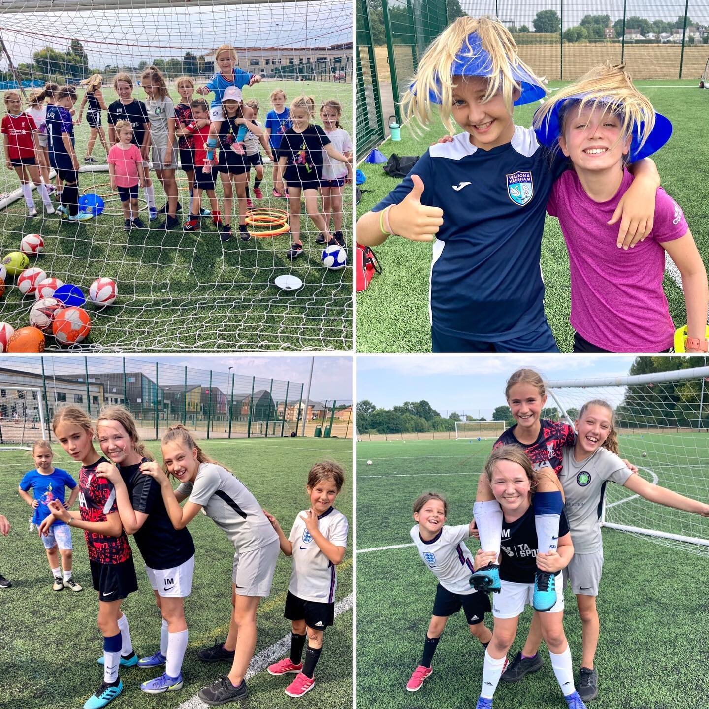 Looking back on our summer camp fun and excited for October half term Halloween camp 🎃👻🧙&zwj;♀️

Fun memories of our holiday camp and looking forward to our October half term camp 🎃🧙&zwj;♀️👻

#footbellas#football#girlsfootball#fun#girls#holiday