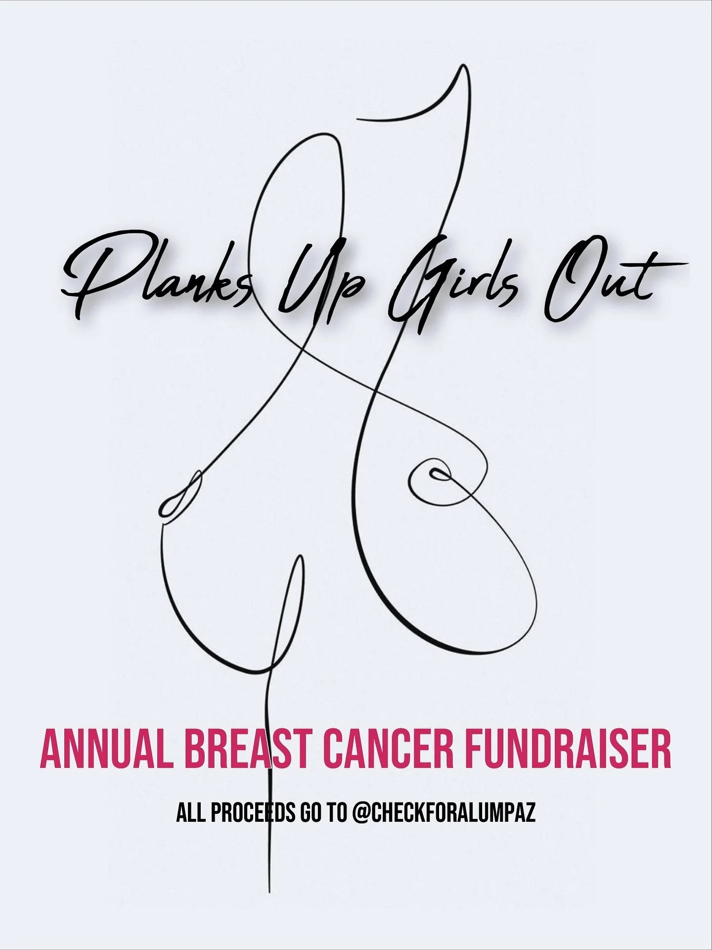 October is Breast Cancer Awareness month 🎀 

We invite you to join us for our annual fundraiser to support Check for a Lump, a local breast cancer organization.

IT&rsquo;S SIMPLE: how to participate 

▫️Sign up for class and make a donation of your