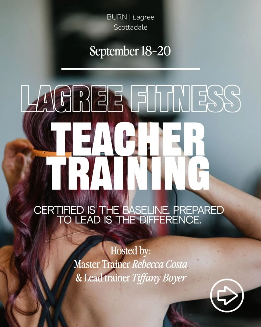 Ever&nbsp;interested in teaching the Lagree Method - the original muscle&nbsp;endurance and strength training method on the Megaformer? 

Want to teach a killer workout and empower clients to push through the hard things and feel awesome?

Join Lagre