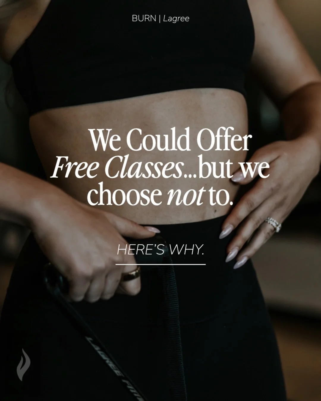 Free trial classes have become the norm.

So why doesn&rsquo;t BURN offer one?

Because we believe your first Lagree class should be more than just a workout.

From day one, our focus is on teaching the method, not simply getting you through it. 

Yo