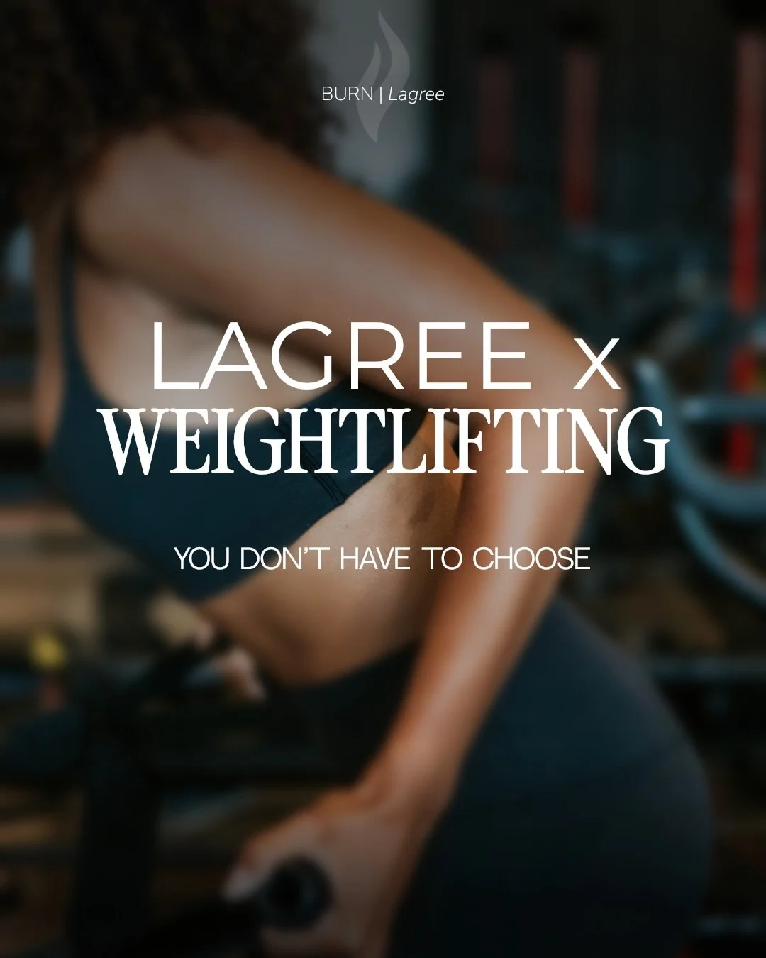 Lagree OR weightlifting?

How about&nbsp;Lagree AND weightlifting.

They challenge the body differently and that&rsquo;s exactly why they can complement each other so well.

🏋️&nbsp;Weightlifting&nbsp;offers progressively increased external load to 