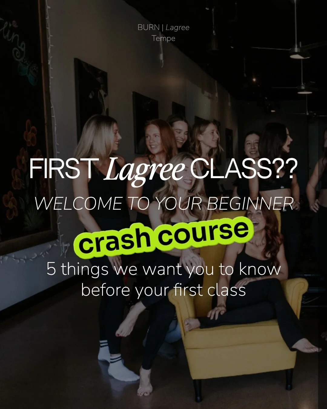 Your first Lagree class might have you feeling like you&rsquo;re having an existential crisis.

Don&rsquo;t worry&hellip;we&rsquo;ve got you.

Here are a few things to know before you step on the Mega so you can show up prepared &amp; ready to shake.