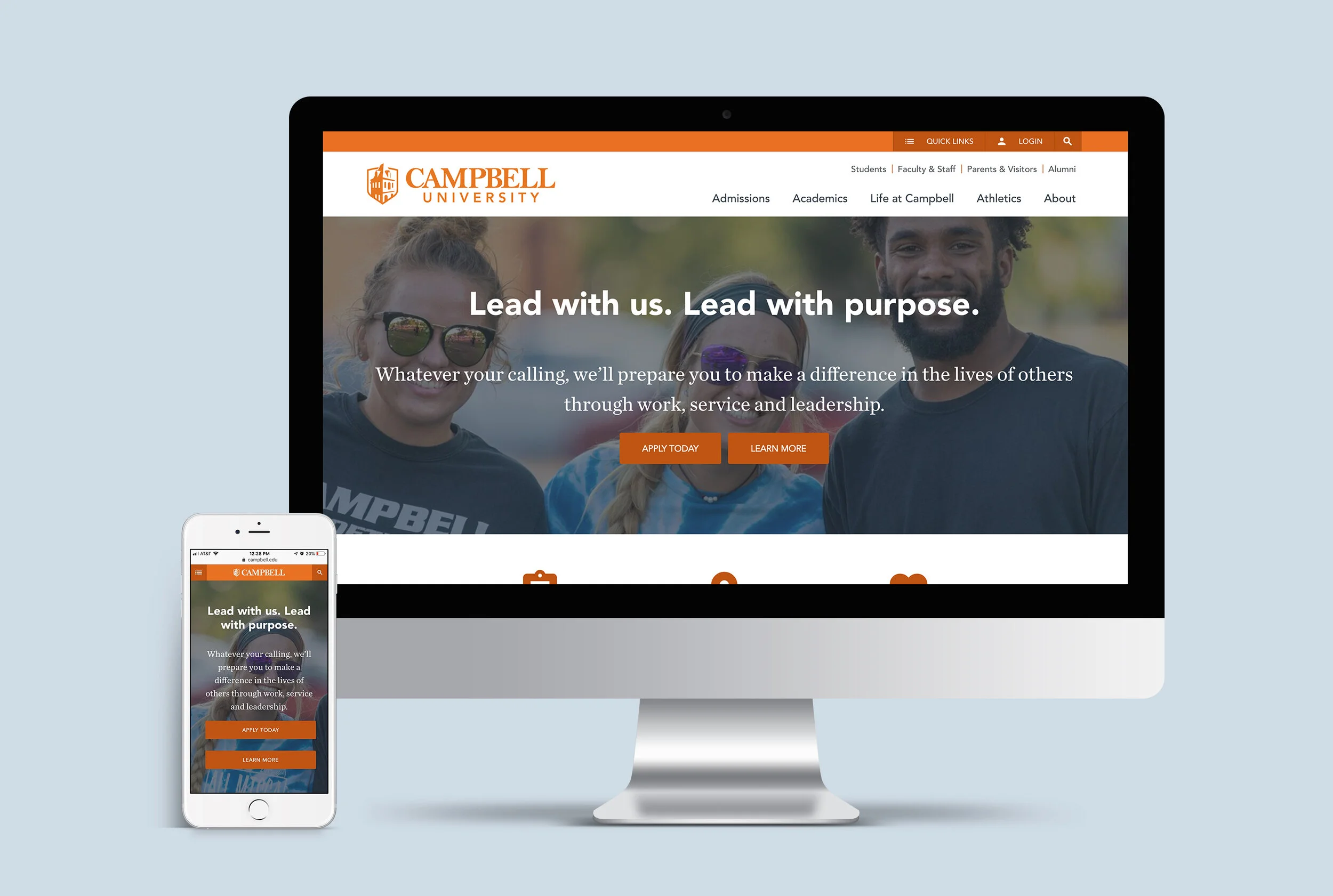 Redesigning and streamlining a university website