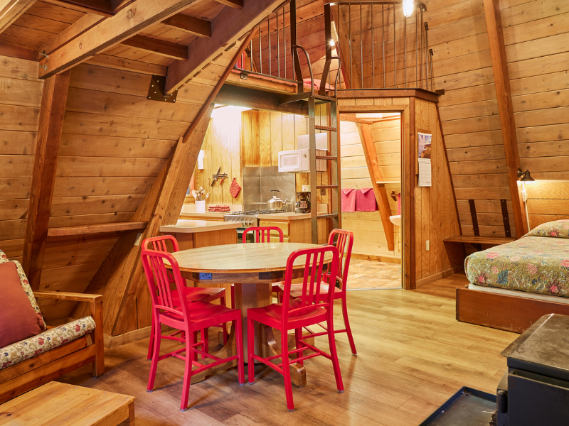 A Frame Cabin C Interior
