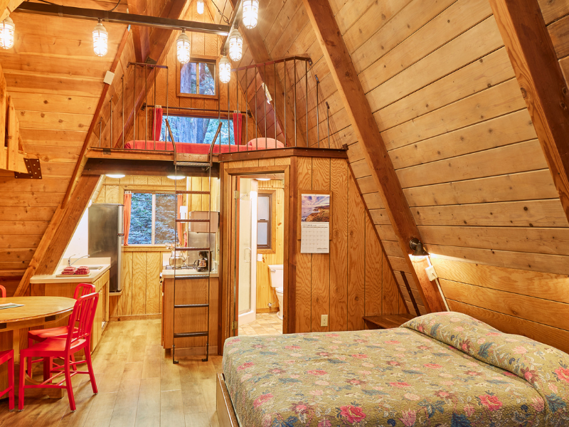 A Frame Cabin C Interior