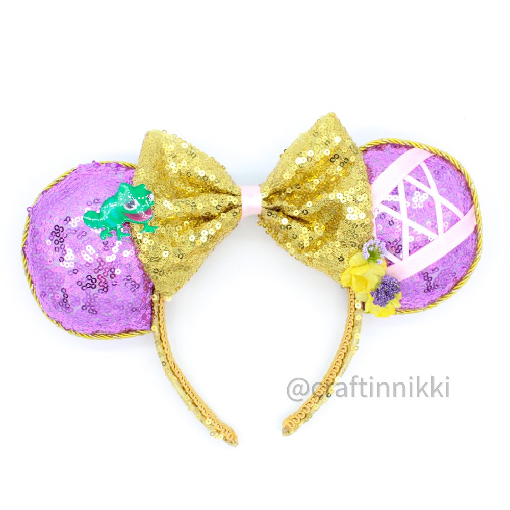 Rapunzel Pascal Tangled Inspired Mouse Ears 
