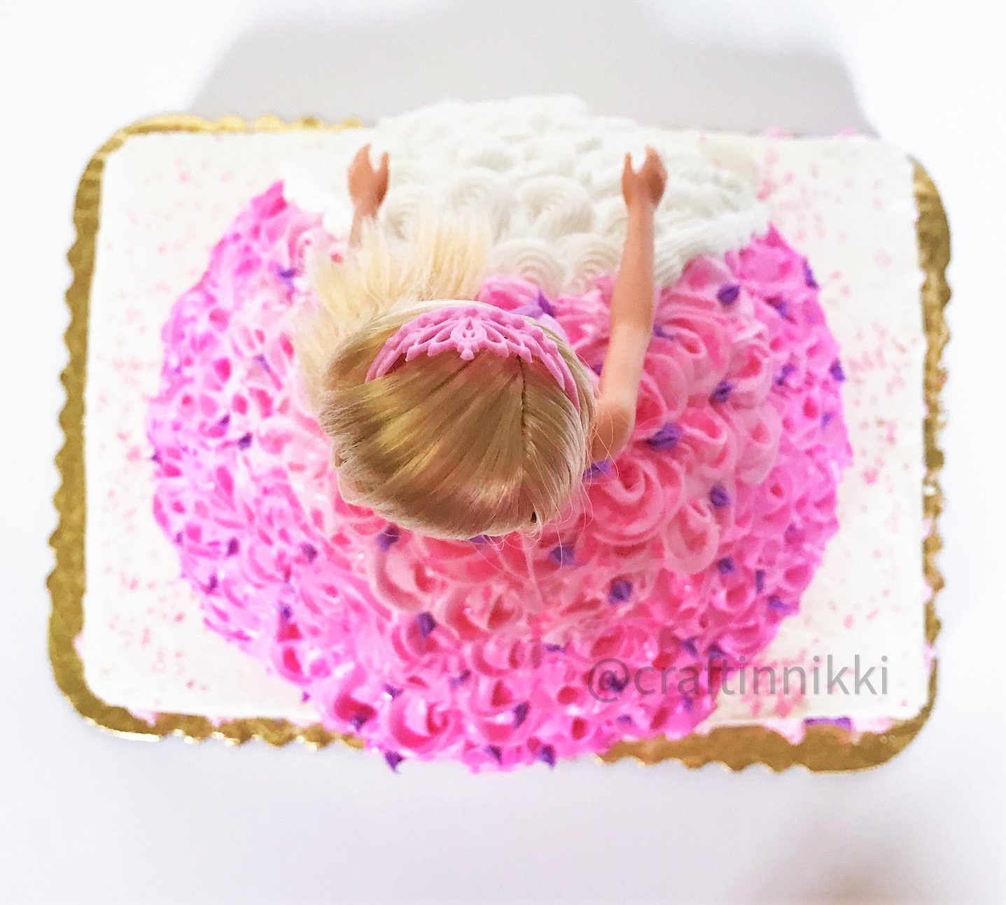 How to Make a Barbie Cake  Doll Cake Tutorial 