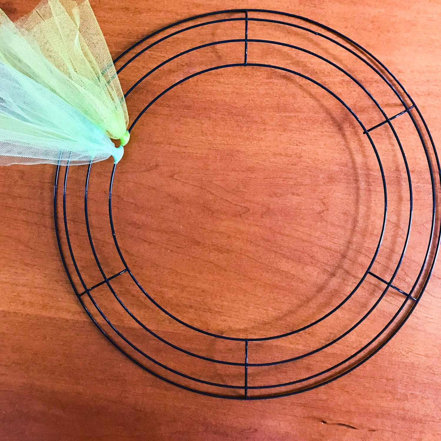 The Easiest Way to Make a Tulle Wreath