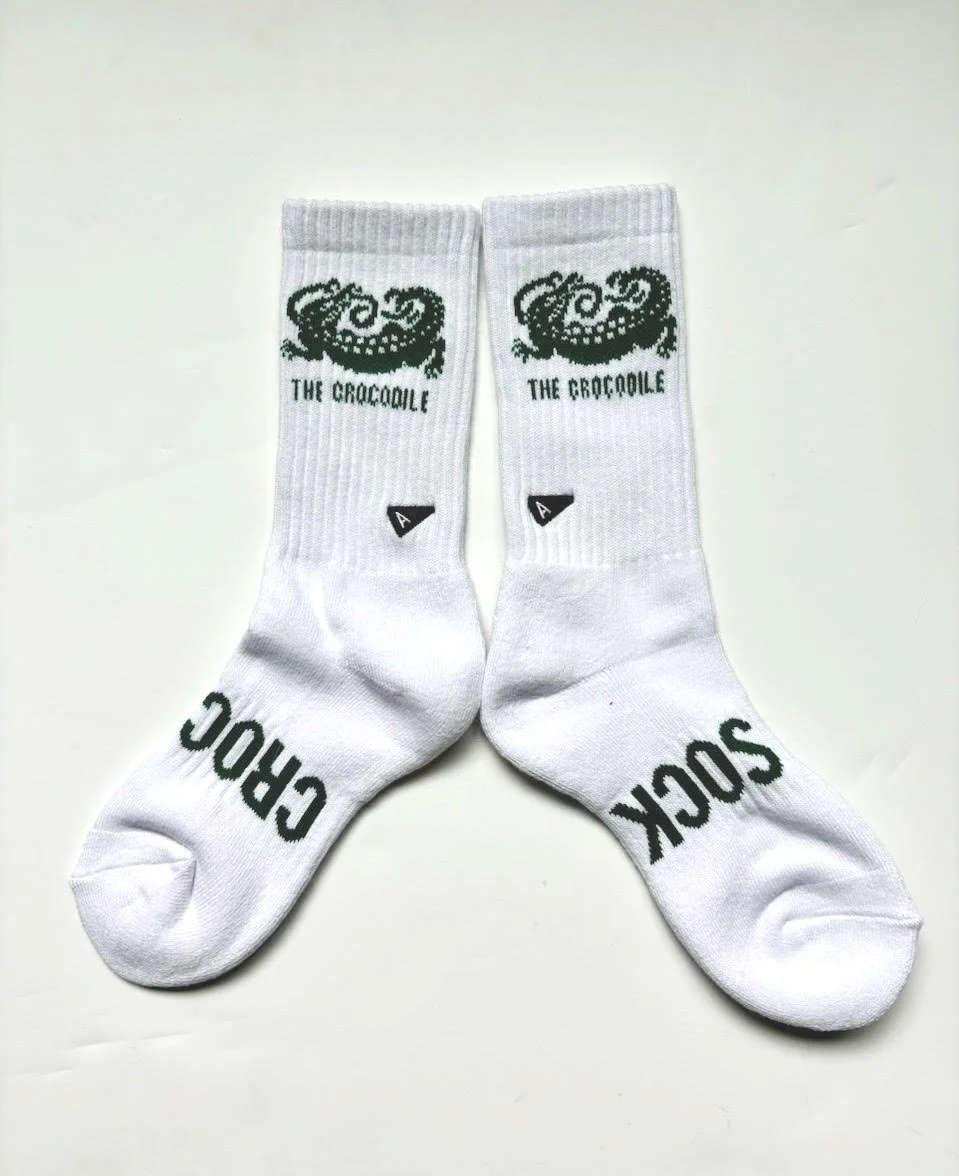 Croc Socks - White - Arvin Goods