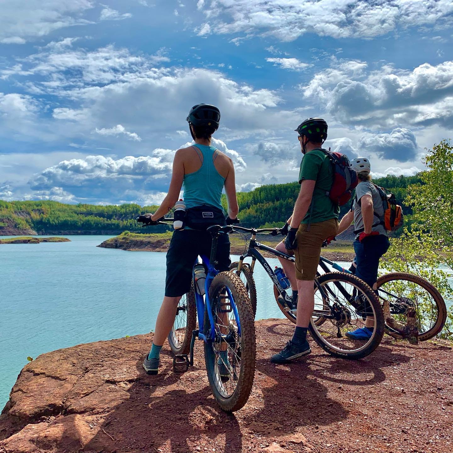 In case you&rsquo;re still on the fence about committing to a trip to Redhead this summer&hellip;.It&rsquo;s time to take the plunge &hellip;.#pitplunge #mtbtrail #RedheadMTBPark #chisholmmn #RideTheRange #Minnesota #mtb #mn #mnmtb #bike #views