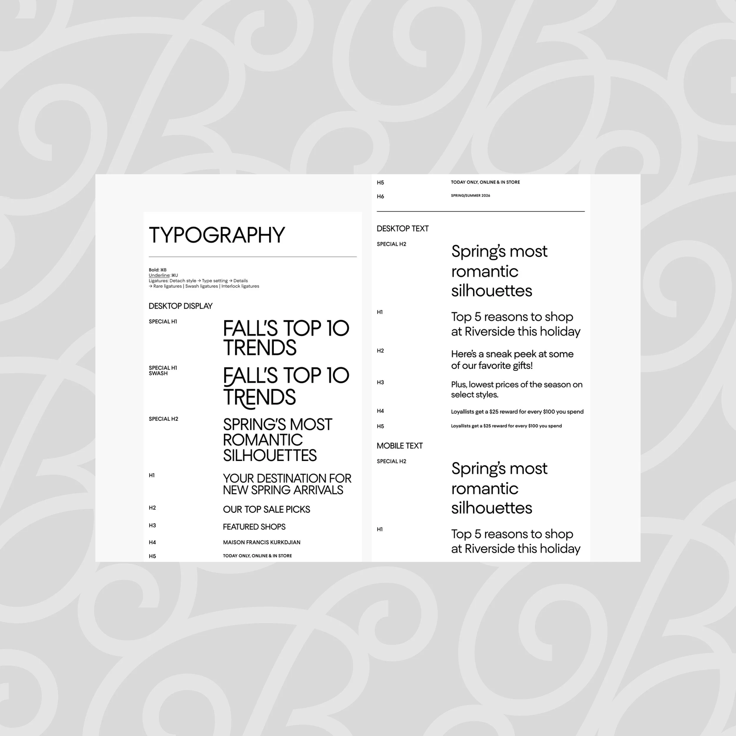 Bloomingdale's Design System