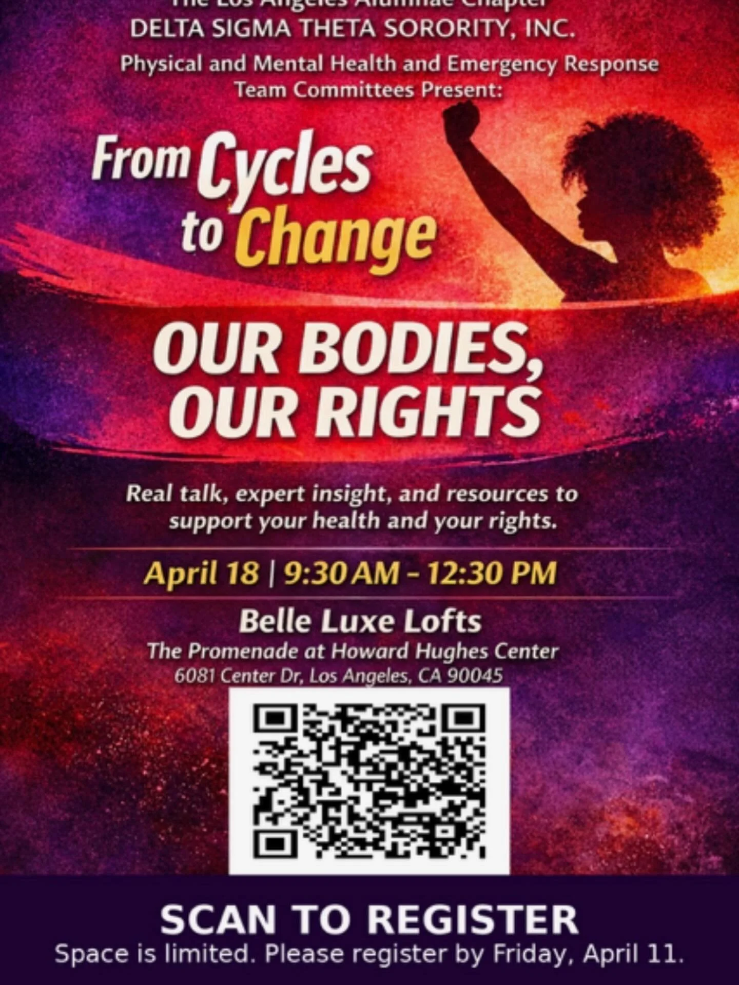A powerful conversation with medical professionals about the importance knowing your body as we journey through the complex cycles of life. This event will feature real talk, expert insights, and community support to help empower and educate.

📅 Apr
