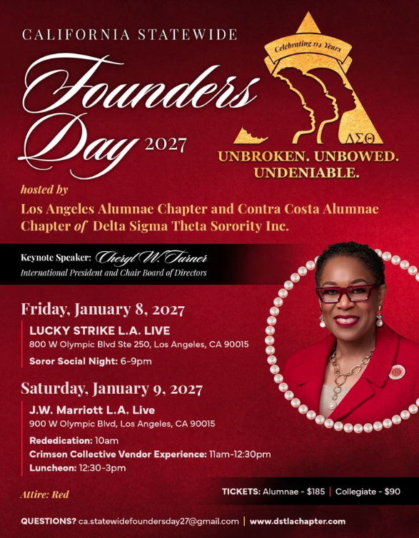 California Statewide Founders Day 2027