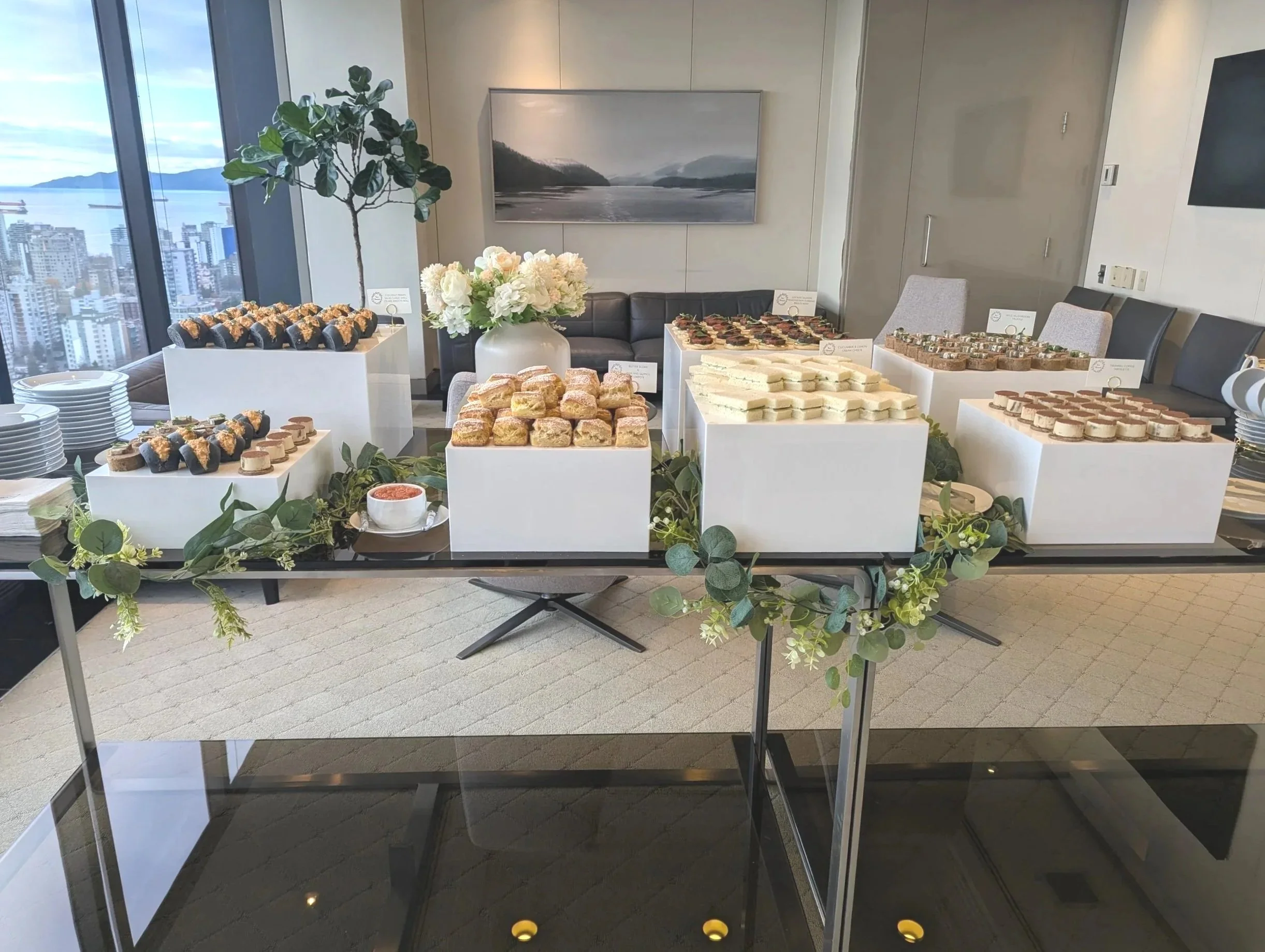 Afternoon tea table catering- Vancouver