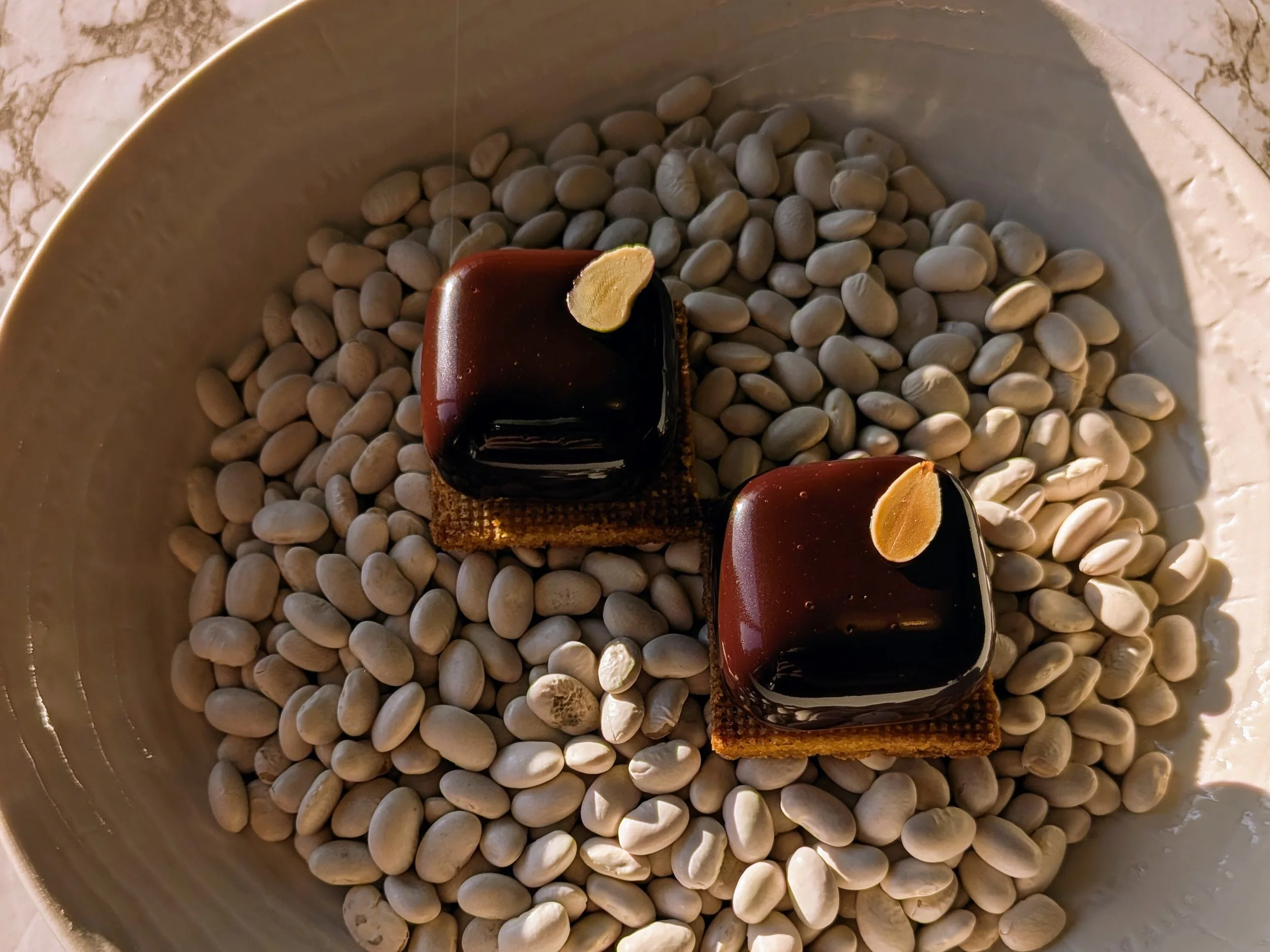 Bon Moment afternoon tea dessert- Chocolate, pear