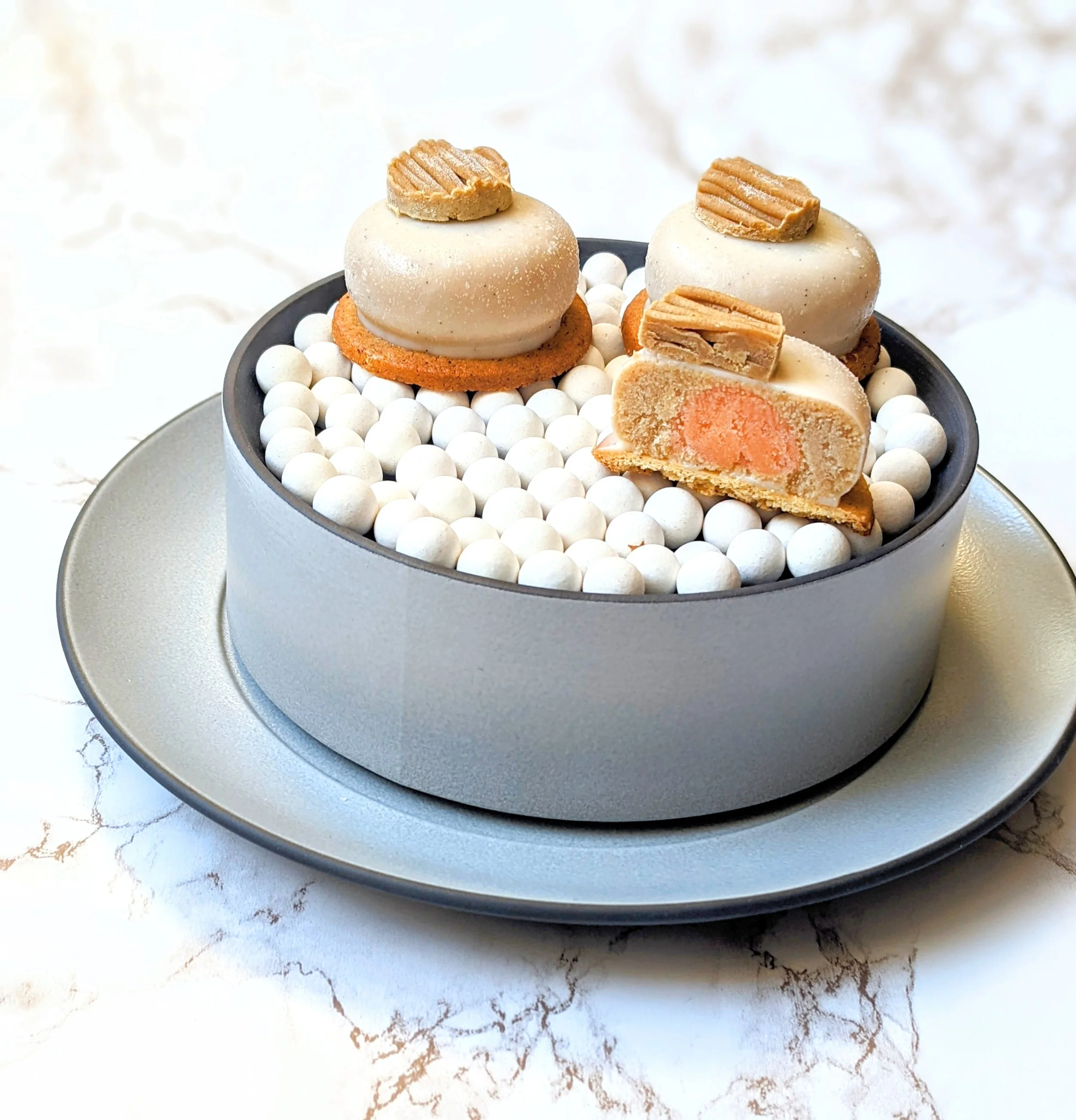 Bon Moment afternoon tea- French dessert- Mont Blanc