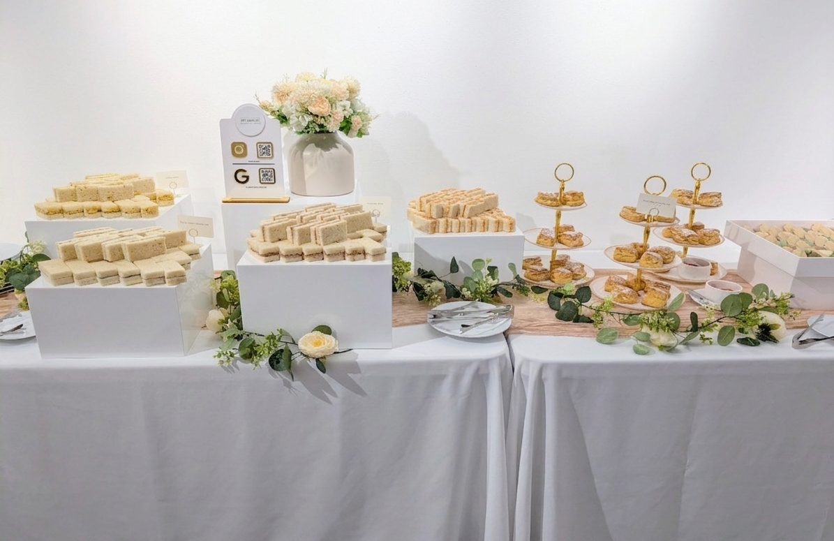 Bon Moment Afternoon tea catering- menu classique