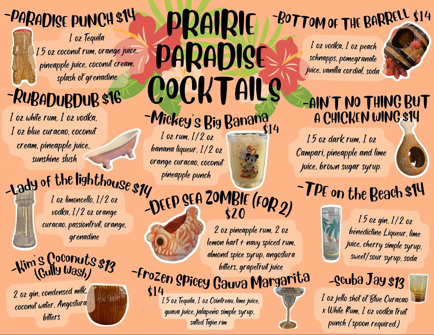 We got just the thing to keep those warm weather vibes going here in YYC! Starting tomorrow, our Prairie Paradise Pop-Up is underway with some amazing drinks and even better glassware. Grab a bud and come hang out with us.

Limited space, you can als