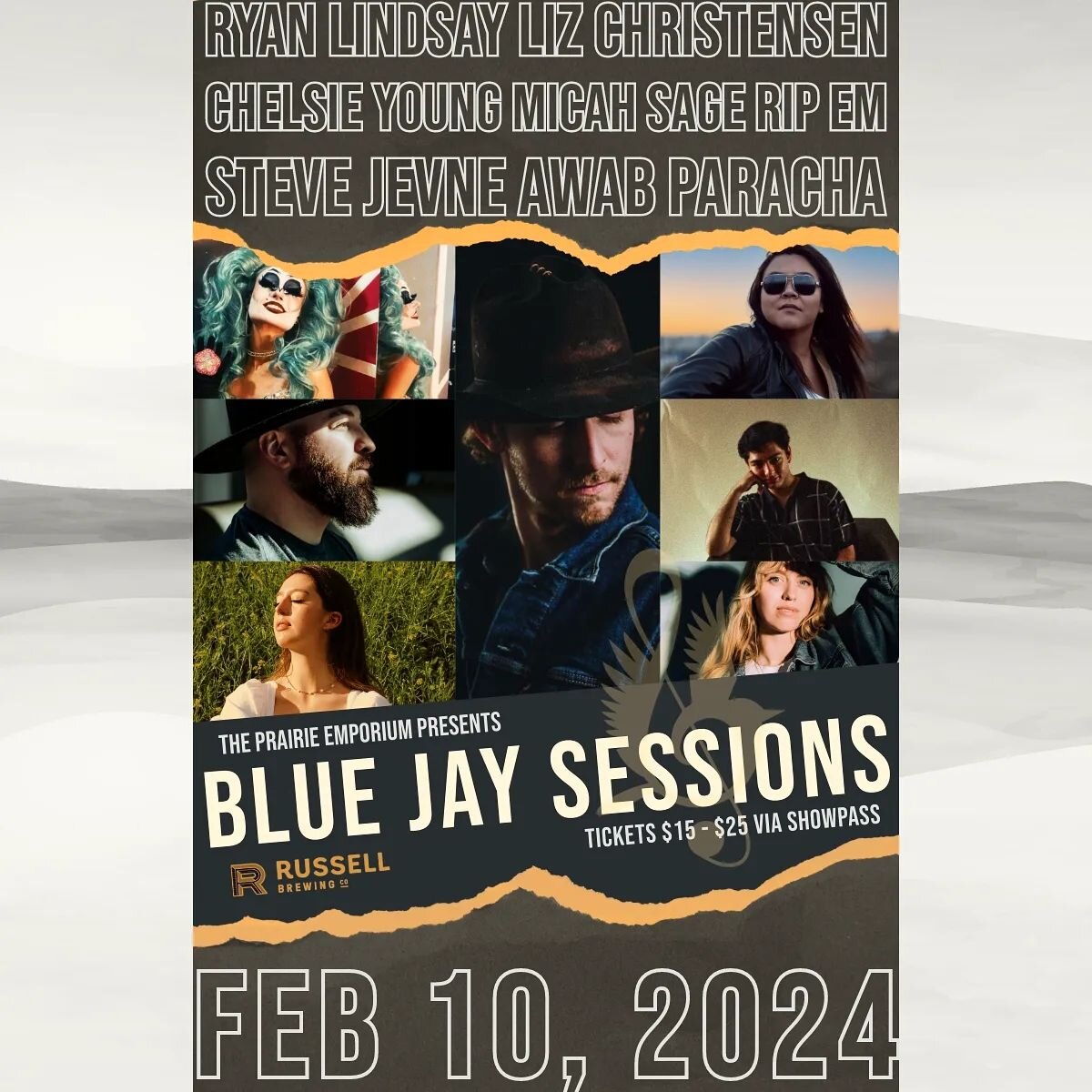 Come down to TPE next Saturday for @thebluejaysessions first event of the year, hosted by award-winning country singer @ryanrlindsay! 🎶🎶🎶

Hear original songs and stories from a mix of talented Alberta musicians while you enjoy sipping on @russell