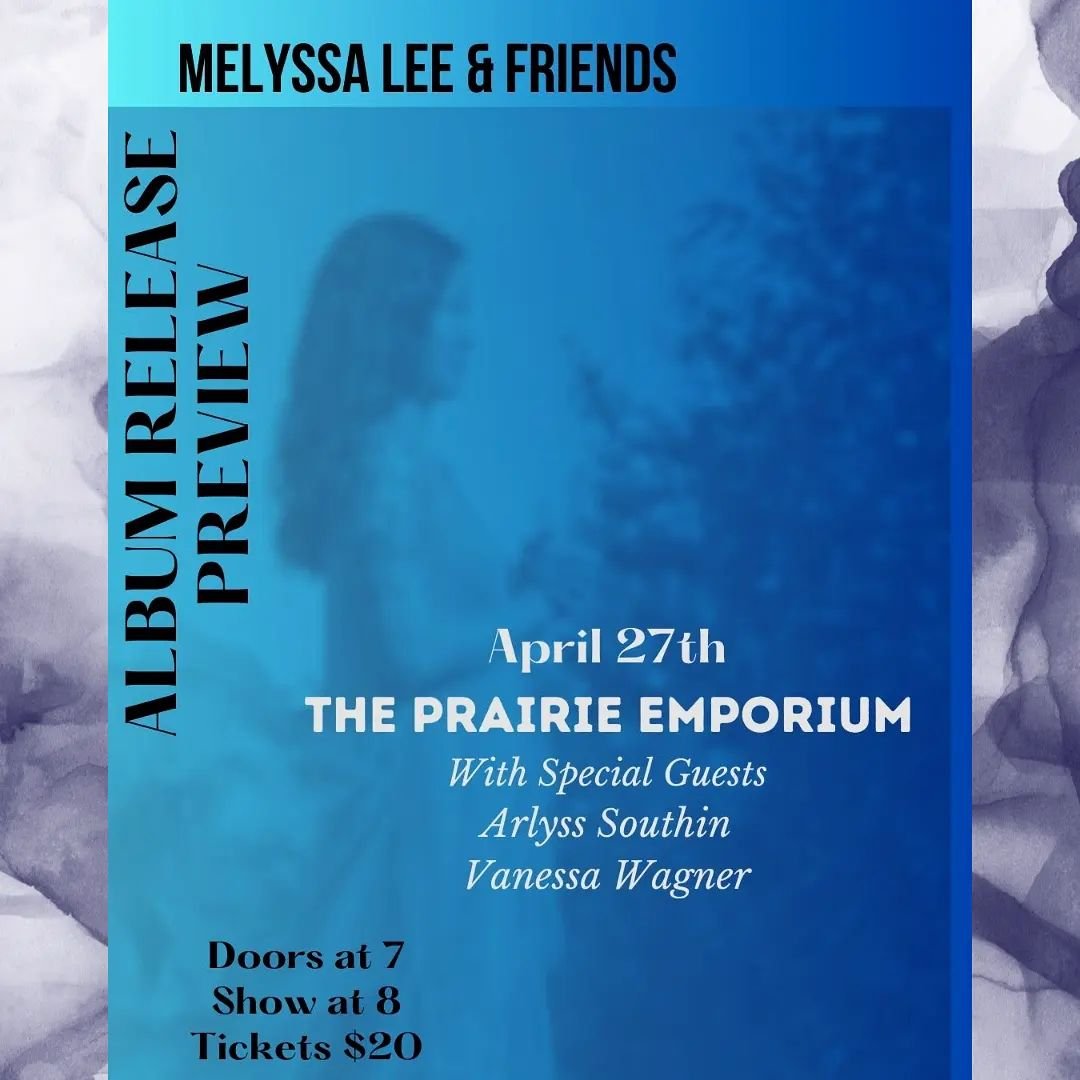 Save the date 🗓️ @melyssaleemusic and friends will be putting on a full-band show at TPE on Saturday, April 27!

Tickets are going, going, going for this album release preview show, so head to the link in our bio to get yours. 🎟️⏳

#theprairieempor