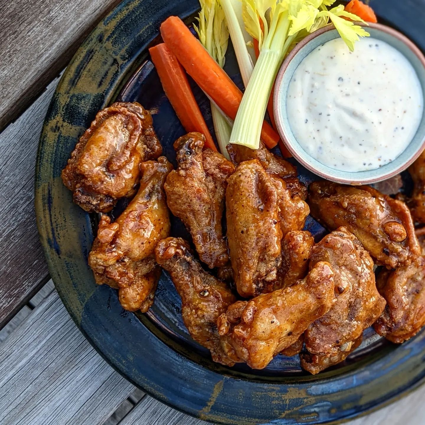 Our first-ever wing night is TMRW! 🍗🗓️ And while we'll be tossing wings in some classic flavours, we've got a few signature ones too.

This is our take on hot honey chicken wings: Mitmita honey butter (with ranch on the side).

Mitmita is an Ethiop