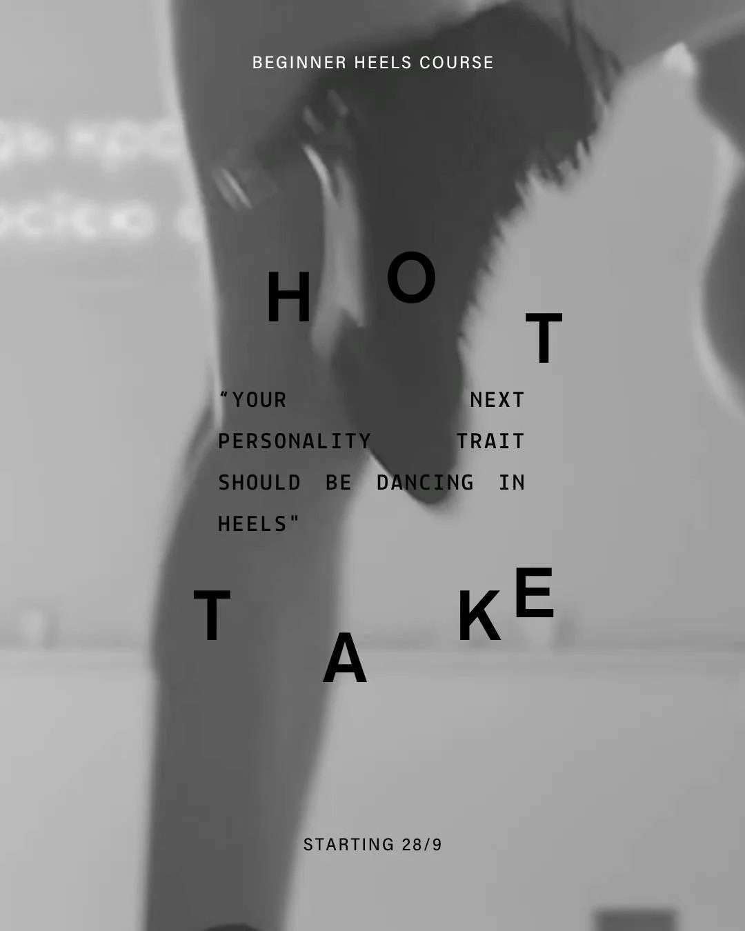 Another HOT TAKE&hellip;
beginner doesn&rsquo;t have to mean boring. 👠

You don&rsquo;t need to already know how to dance in heels to join us.

Our 6 week Beginner Heels Course is structured to build your confidence from the ground up, starting with