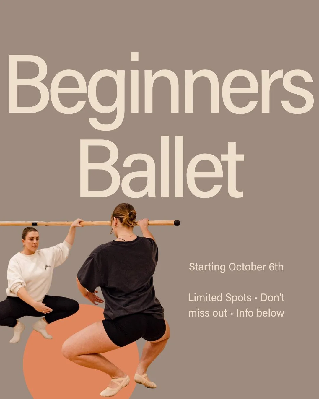 Your favourite ballet course | Now through the week 🩰 

Our popular Beginner Ballet Course is back, bringing ballet technique, confidence and fun to your week!

Whether you&rsquo;re completely new to ballet or looking to refresh your foundations, th
