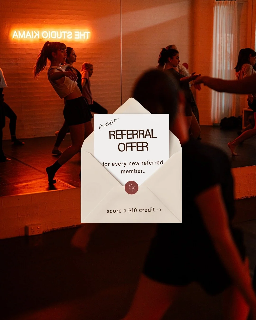 Did you forget about our referral offer? Good new, it's back! ⭐️

Now's your chance to score a $10 studio credit for every new member you refer. If you've been thinking about inviting a friend, family member, or colleague to join the studio, there's 