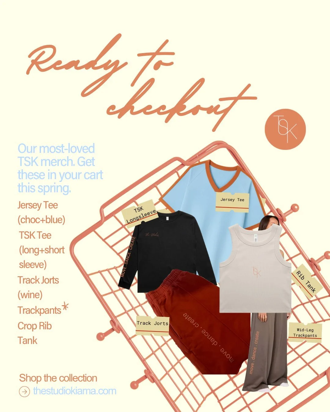 SPRING FIT CHECK 🌸

Your sign to get your hands on some Studio merch! The perfect addition to your studio wardrobe, whether you&rsquo;re warming up, heading to class or living in your favourite dancewear outside the studio.

Fresh season, fresh fits