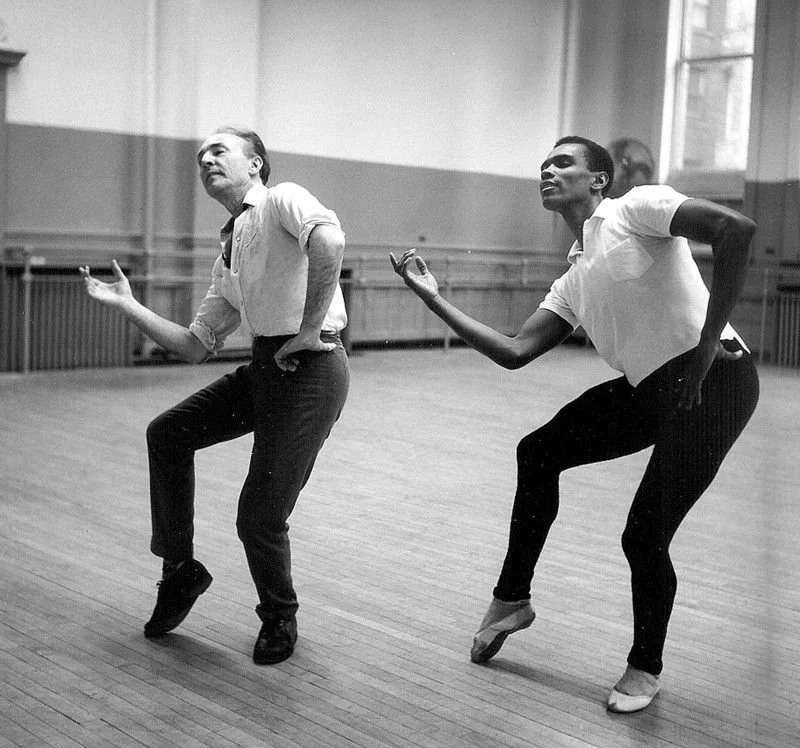 George Balanchine and Arthur Mitchell