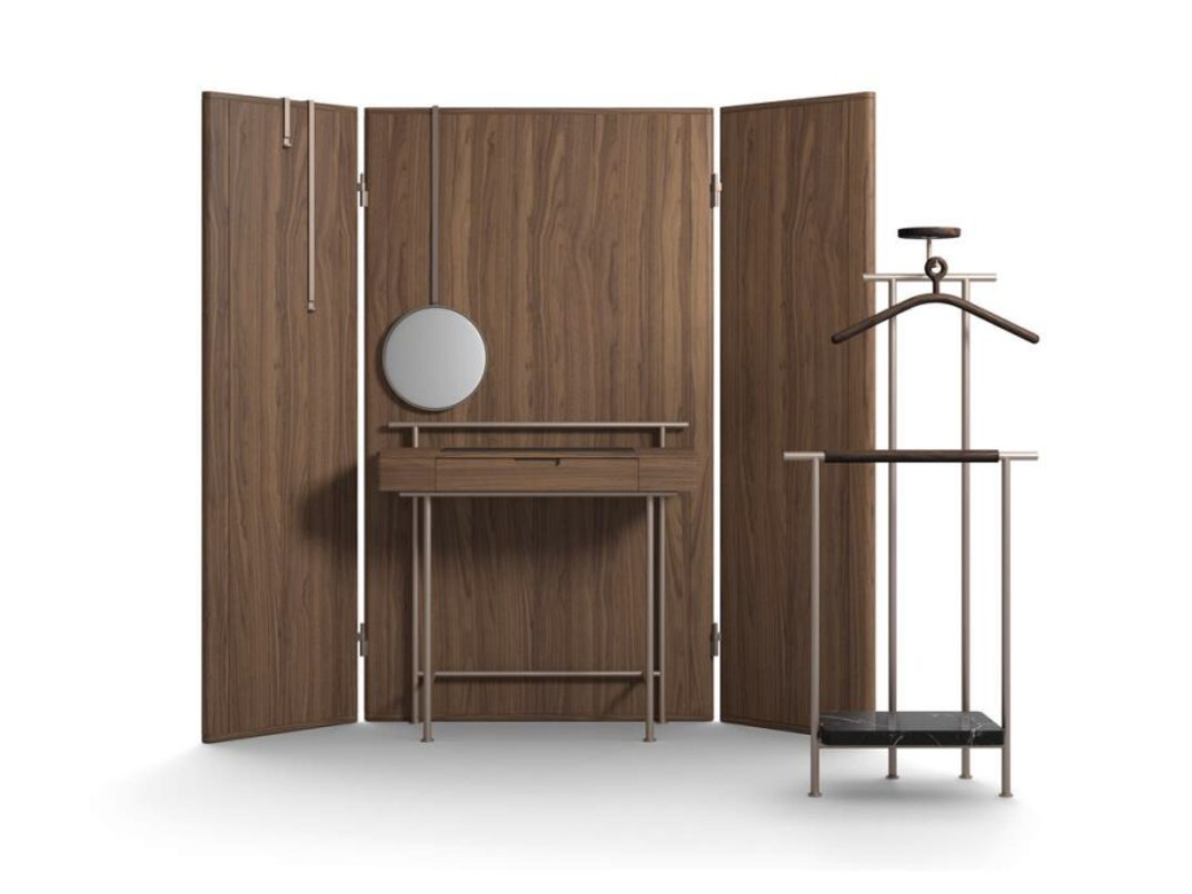 ‘Stay’ vanity, clothes stand and screen by Neri&amp;Hu for Cassina