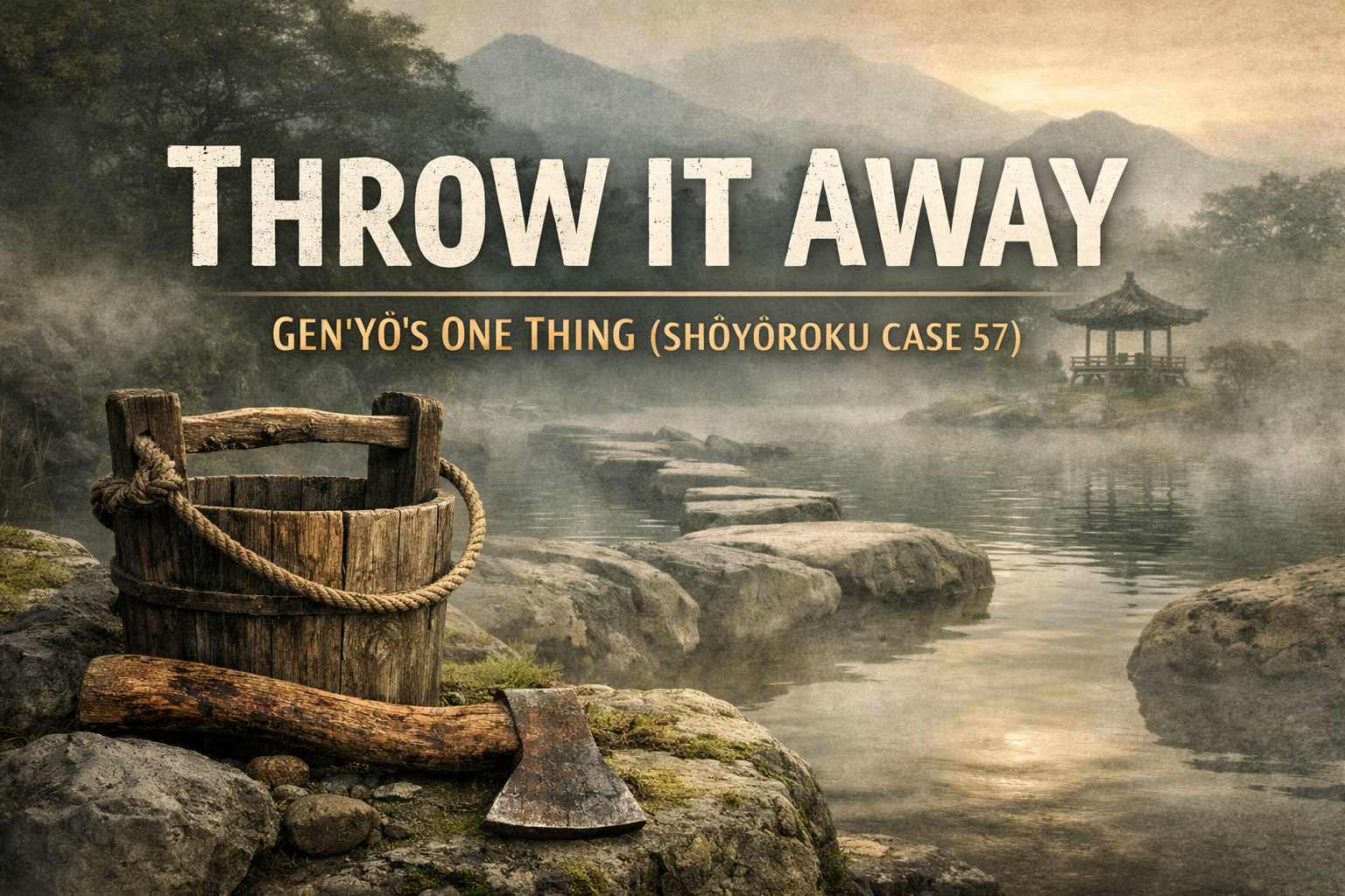 THROW IT AWAY — GEN’YŌ’S ONE THING (SHŌYŌROKU CASE 57)