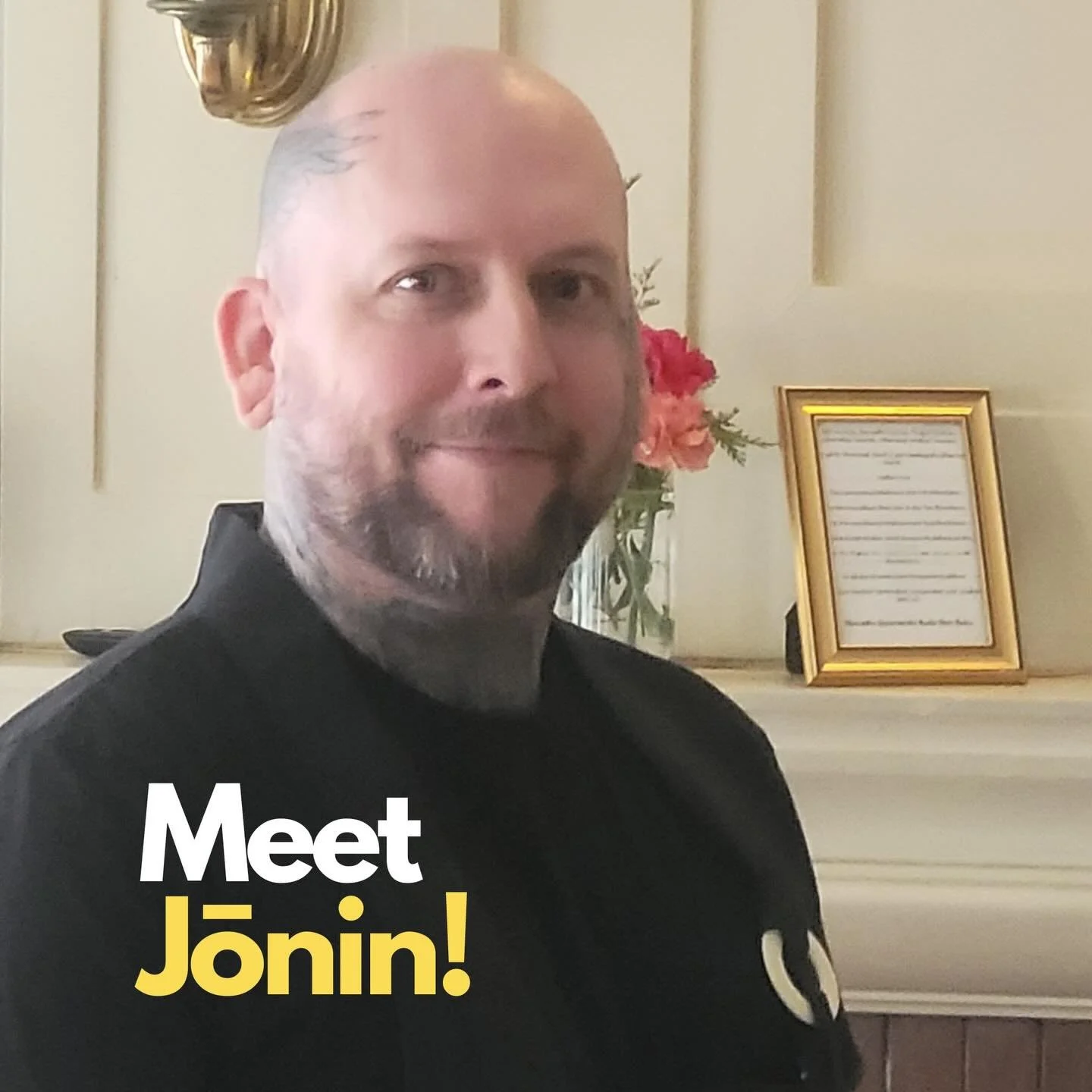 WELCOME OUR NEWEST BODHISATTVA TO ONE RIVER ZEN

Today we celebrate Jōnin&rsquo;s Jukai&mdash;his vow to live with steadiness, patience, and unwavering care.

Before the gathered Sangha, he received the precepts and the Dharma name Jōnin (定忍)&mdash;S