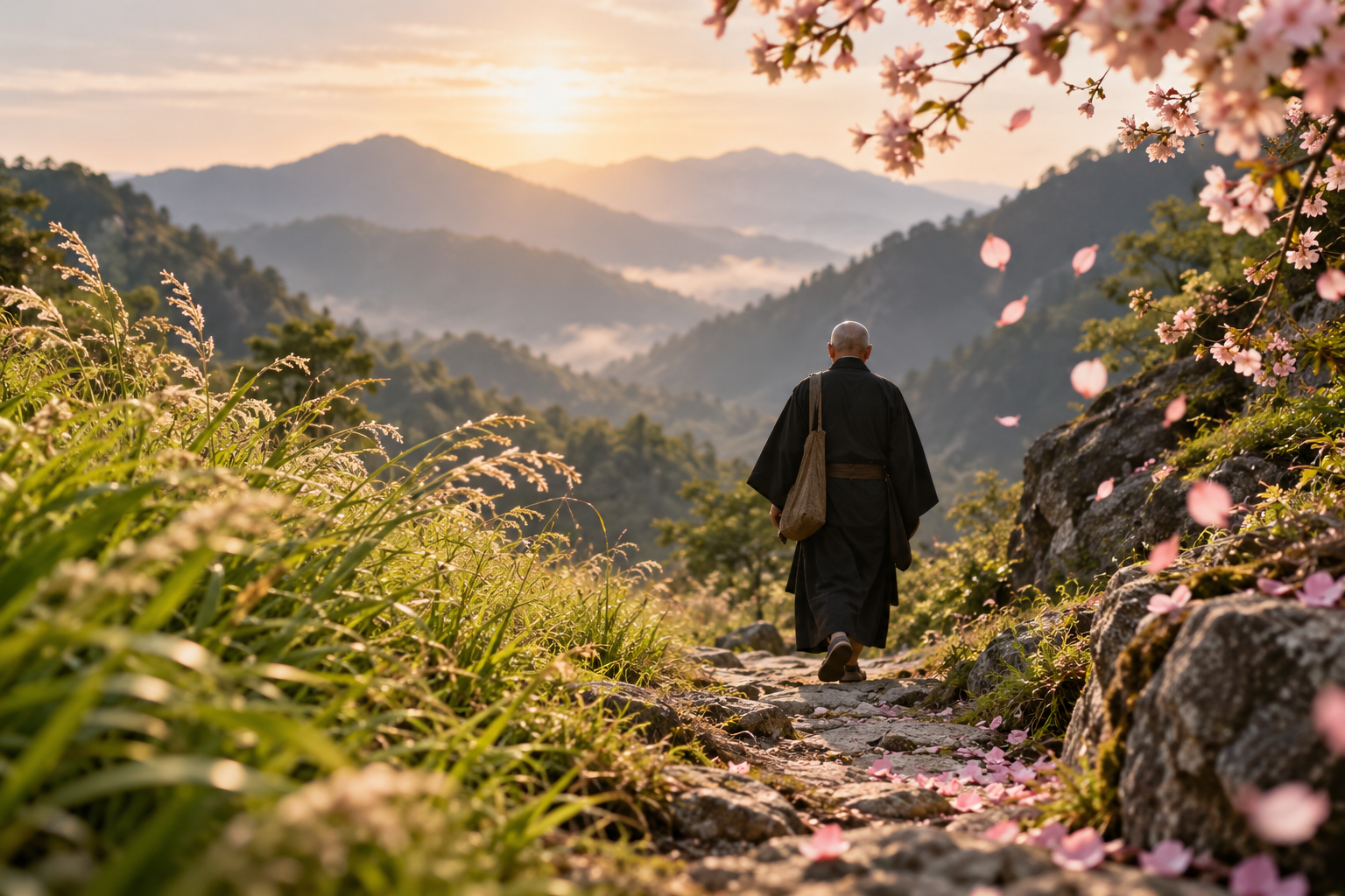 Blue Cliff Record Case 36: Chōsha Roams the Mountains and Comes Home to Life