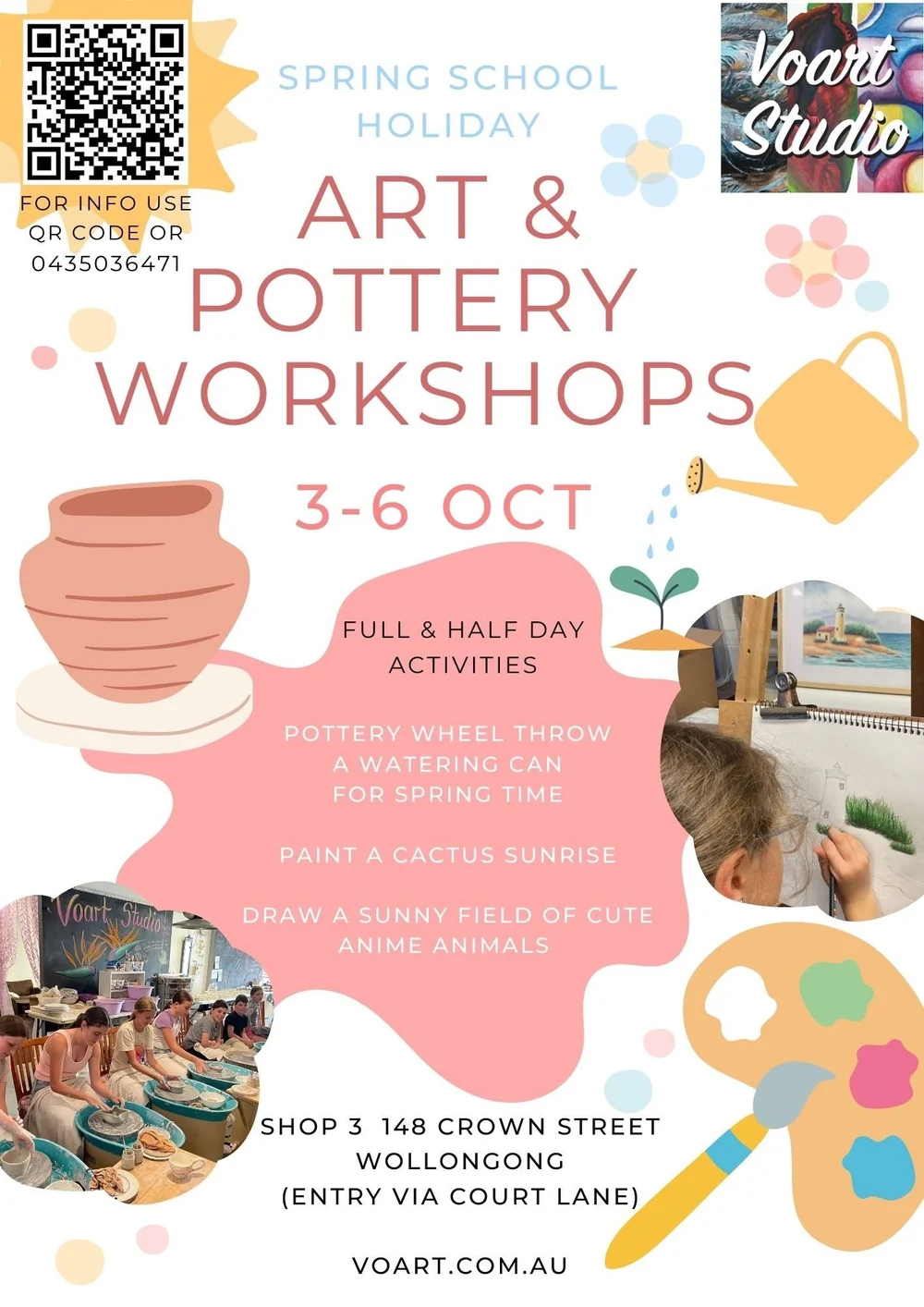 Pottery Parties, Art Parties, Art Classes, Painting and Pottery Classes