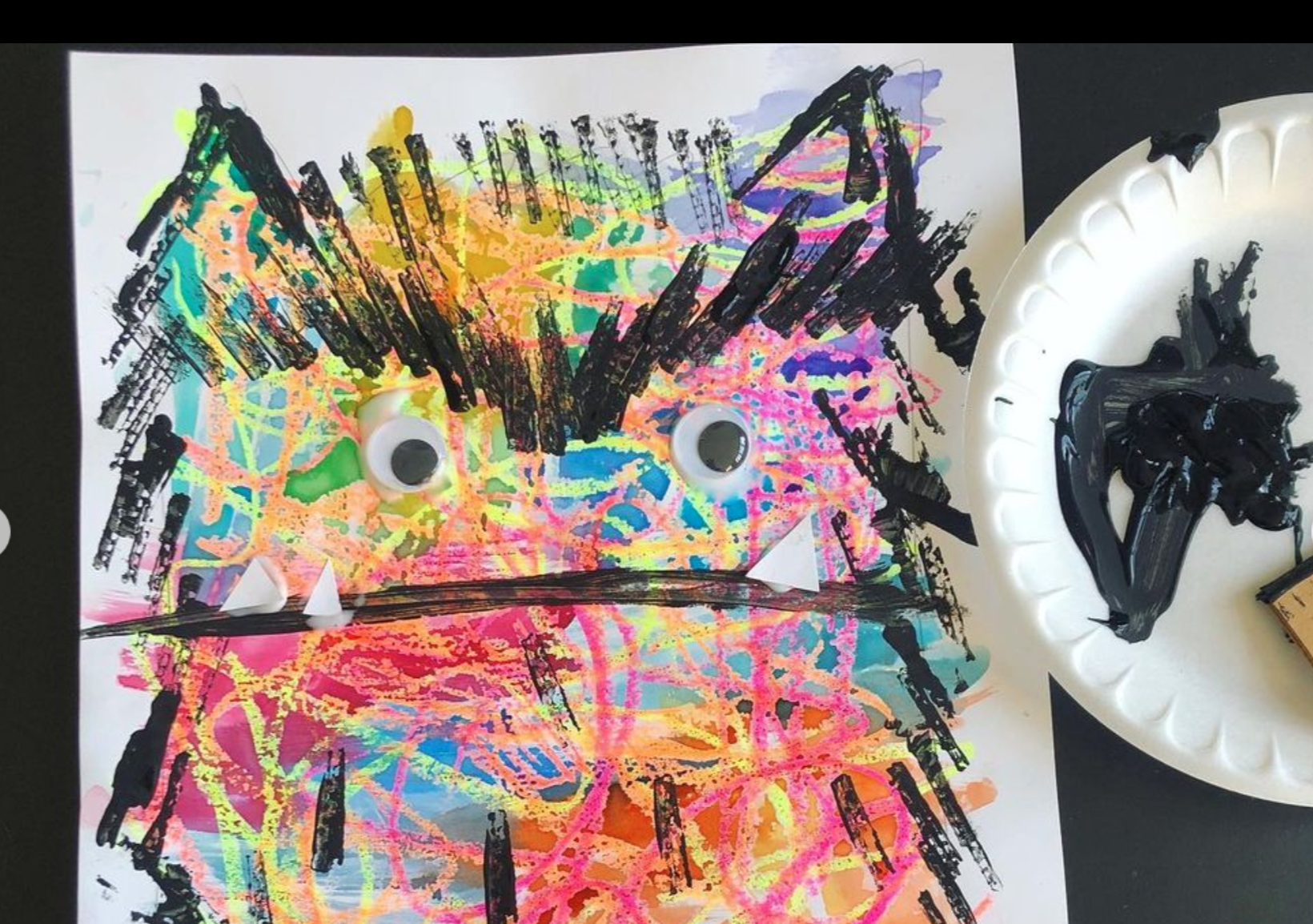 Scribble monsters are a favorite in my adapted art class!