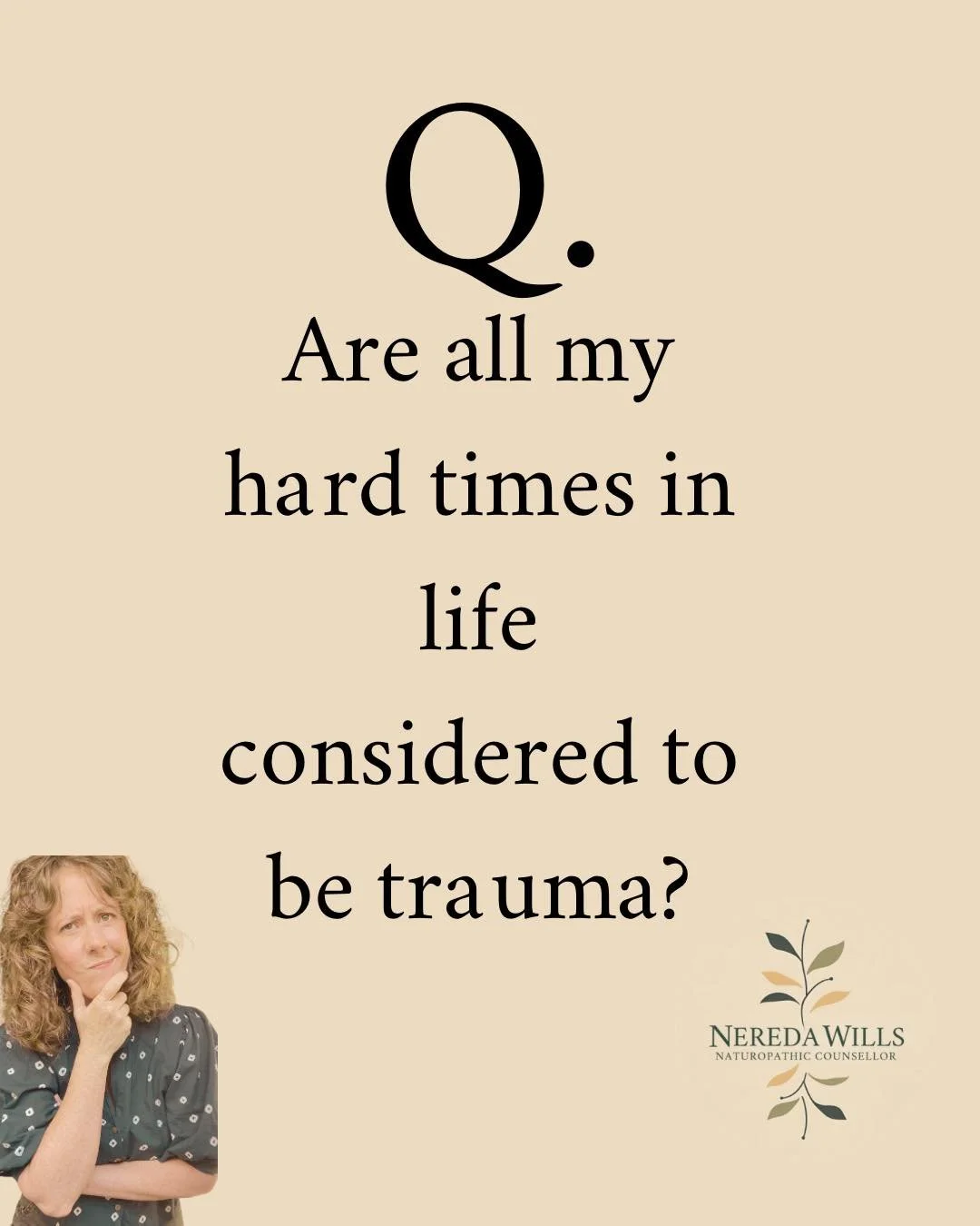 Not every stressful or difficult event in life is considered trauma, and it&rsquo;s important we use the term accurately. 

Trauma refers to experiences that overwhelm a person&rsquo;s ability to cope. Events that are deeply distressing, threatening,