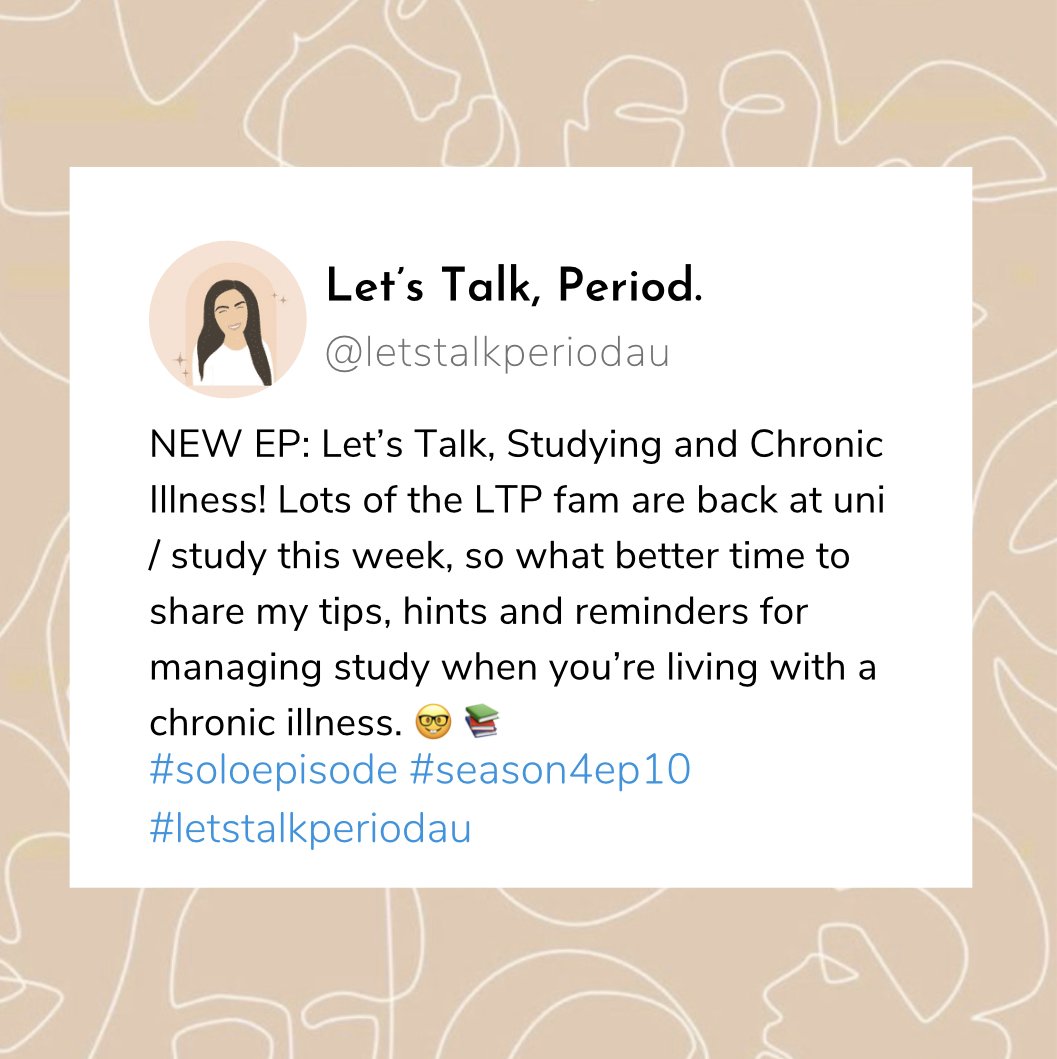 Let’s Talk, Studying with a Chronic Illness